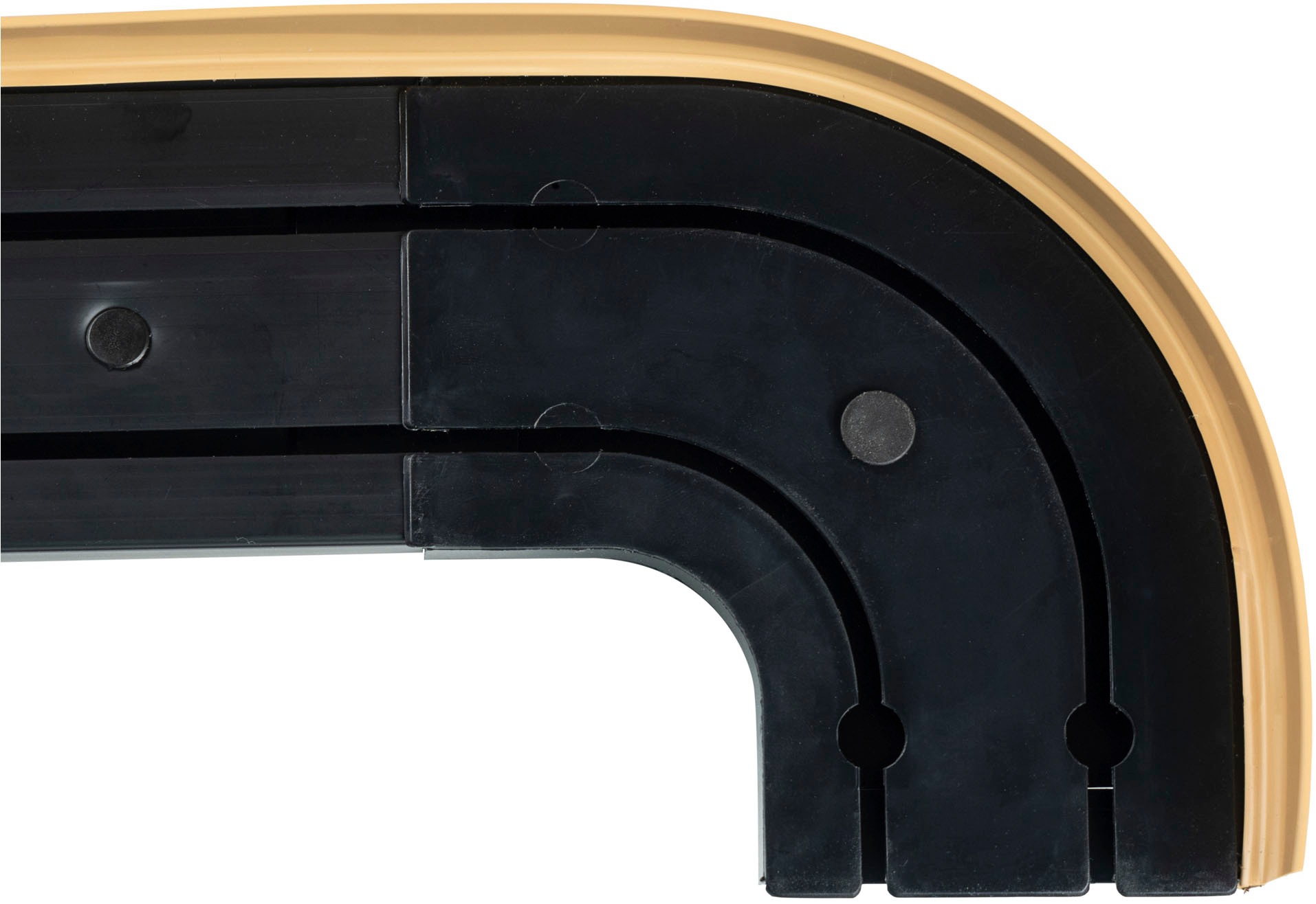 SN DECO GROUP Gardinenschiene »SH2 mit Blende 7,5 cm«, 2 läufig-läufig, Fixmaß, mit Blende 7,5 cm