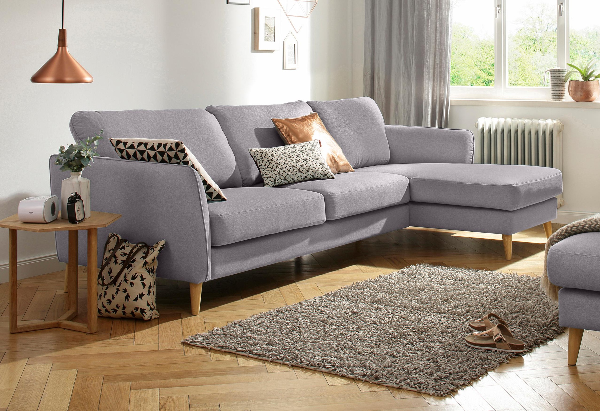 Home affaire Ecksofa »MARSEILLE (279/152cm),L-Form, Rec. rechts/links, vers günstig online kaufen