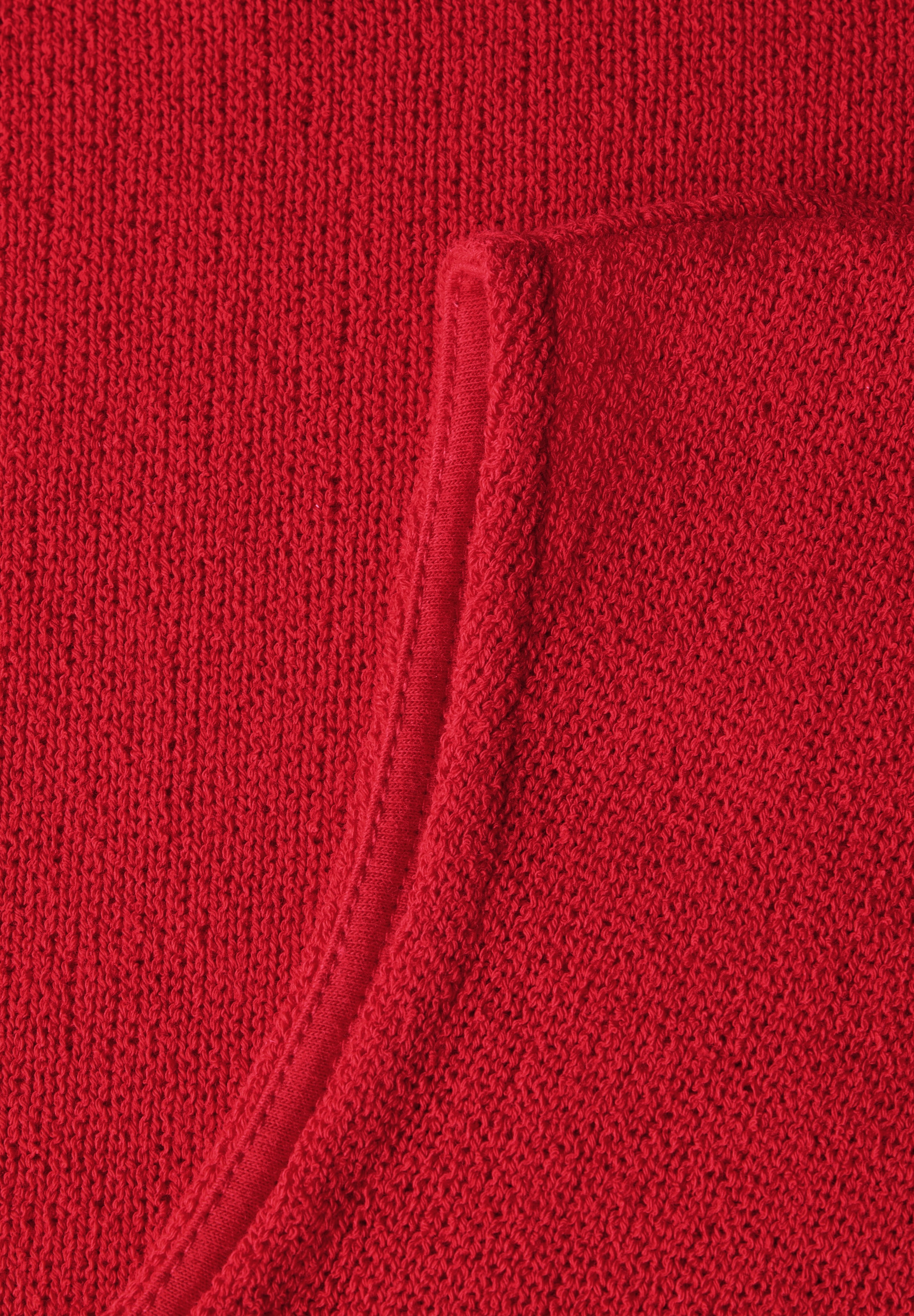 STREET ONE Stricktop, mit Rundhals