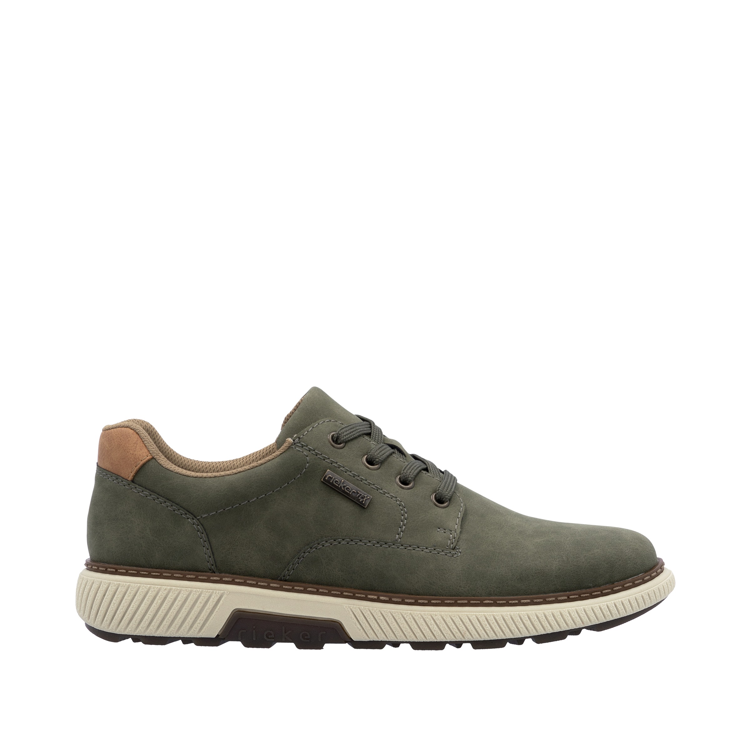 Rieker Sneaker, Halbschuh, Schnürschuh, Casual Sneaker mit weichem Schaftrand