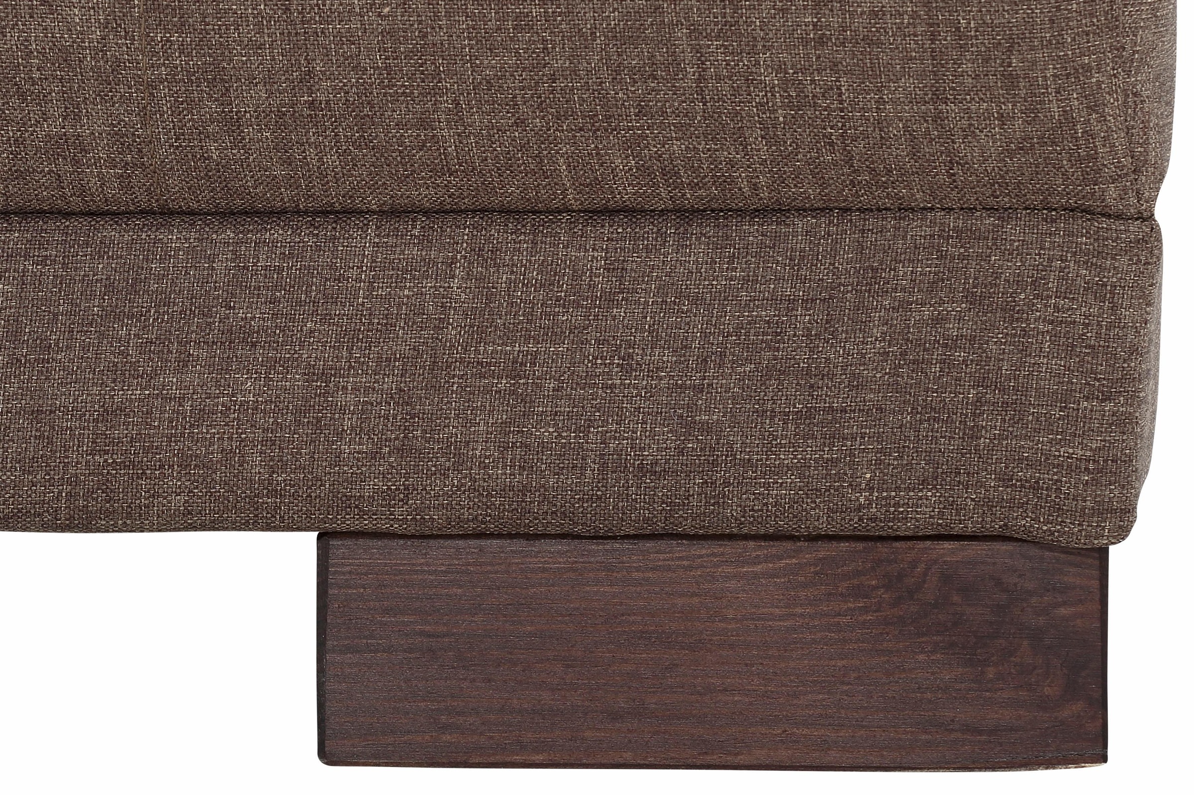 Home affaire Wohnlandschaft »Viborg U-Form«, mit Regal in der Armlehne, wahlweise mit Bettfunktion