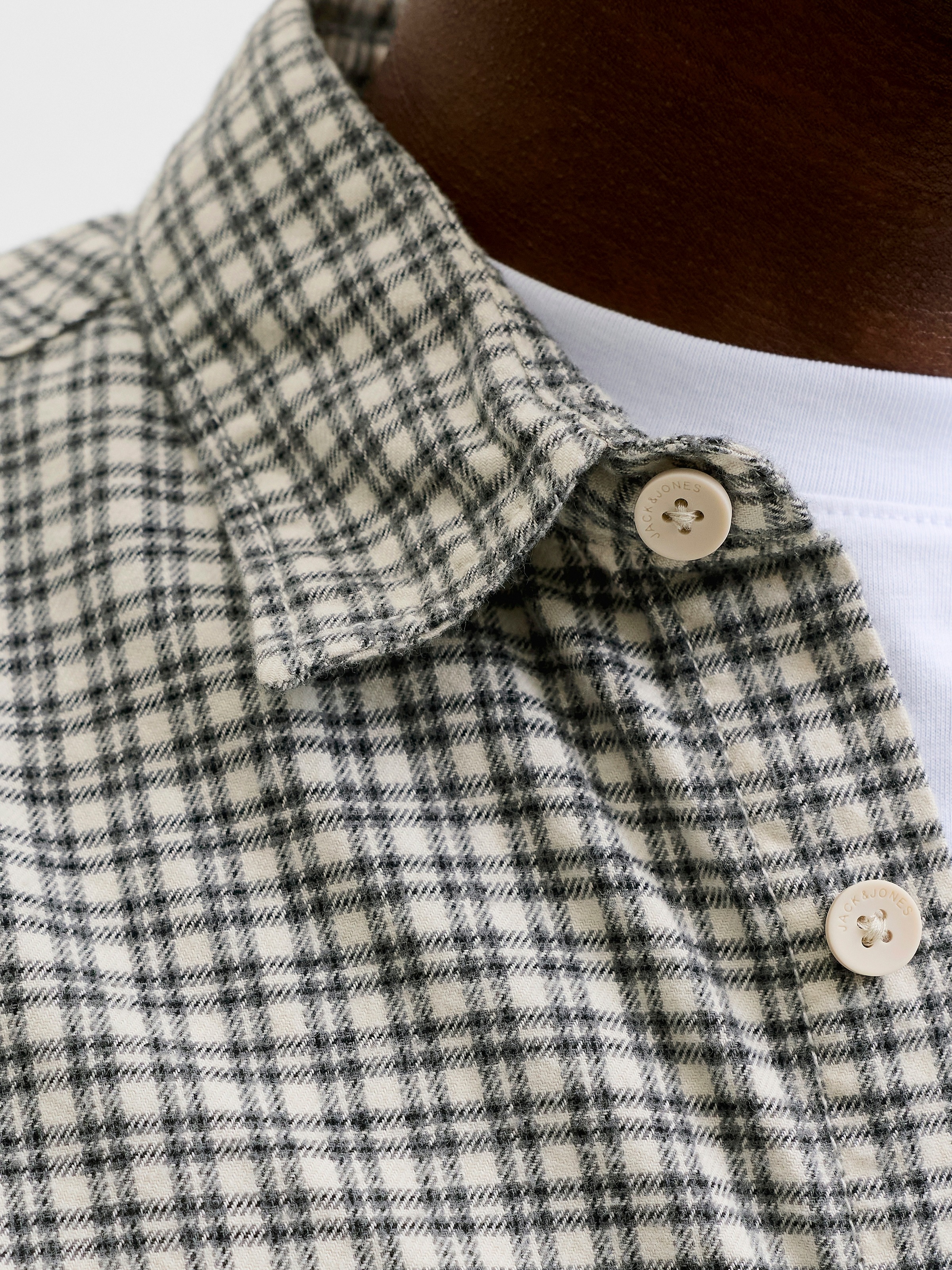 Jack & Jones Langarmhemd »JJCARTER CHECK SHIRT LS SN« Baumwolle, relaxed fit