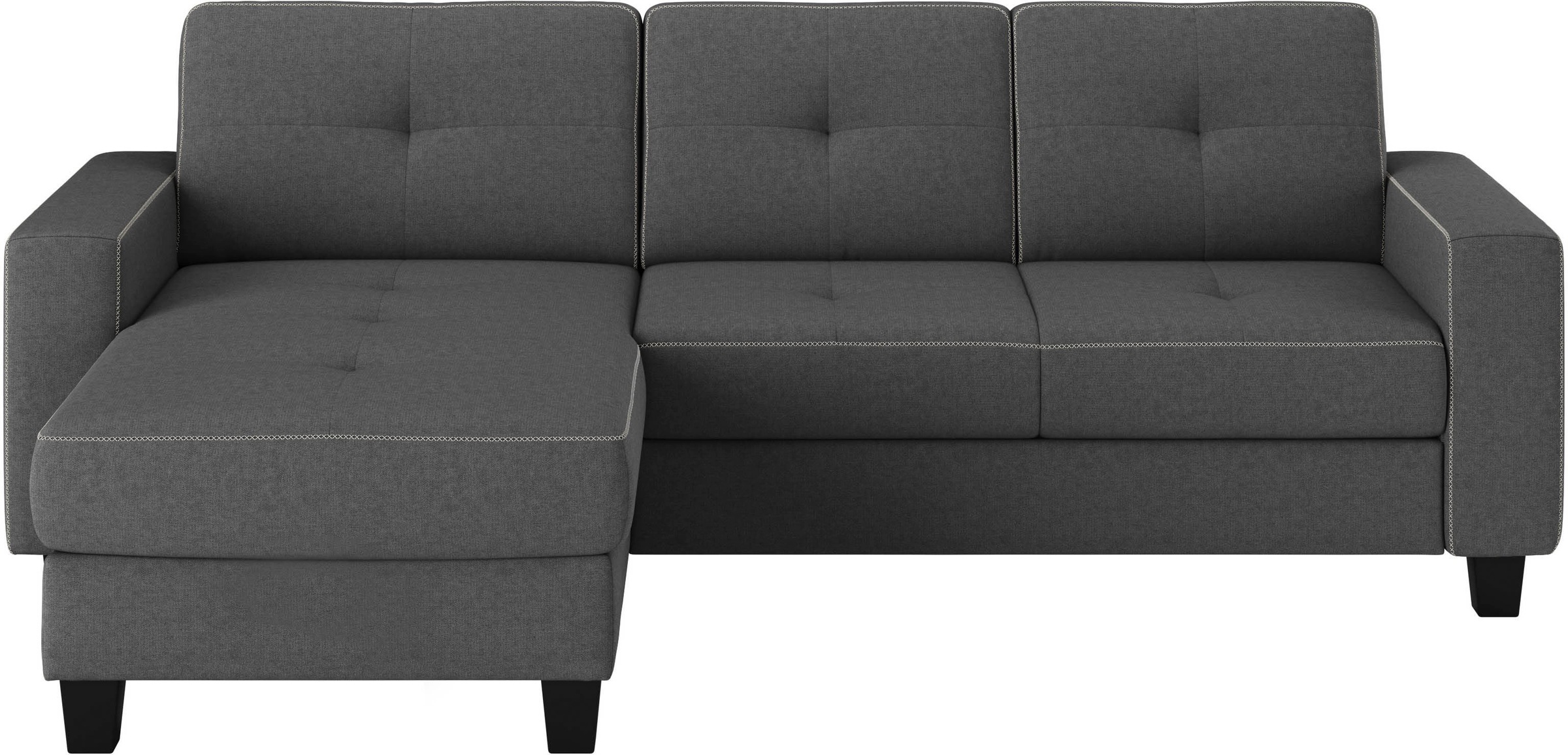 PLACES OF STYLE Ecksofa "Varese" wahlweise mit Bettfunktion und Bettkasten günstig online kaufen