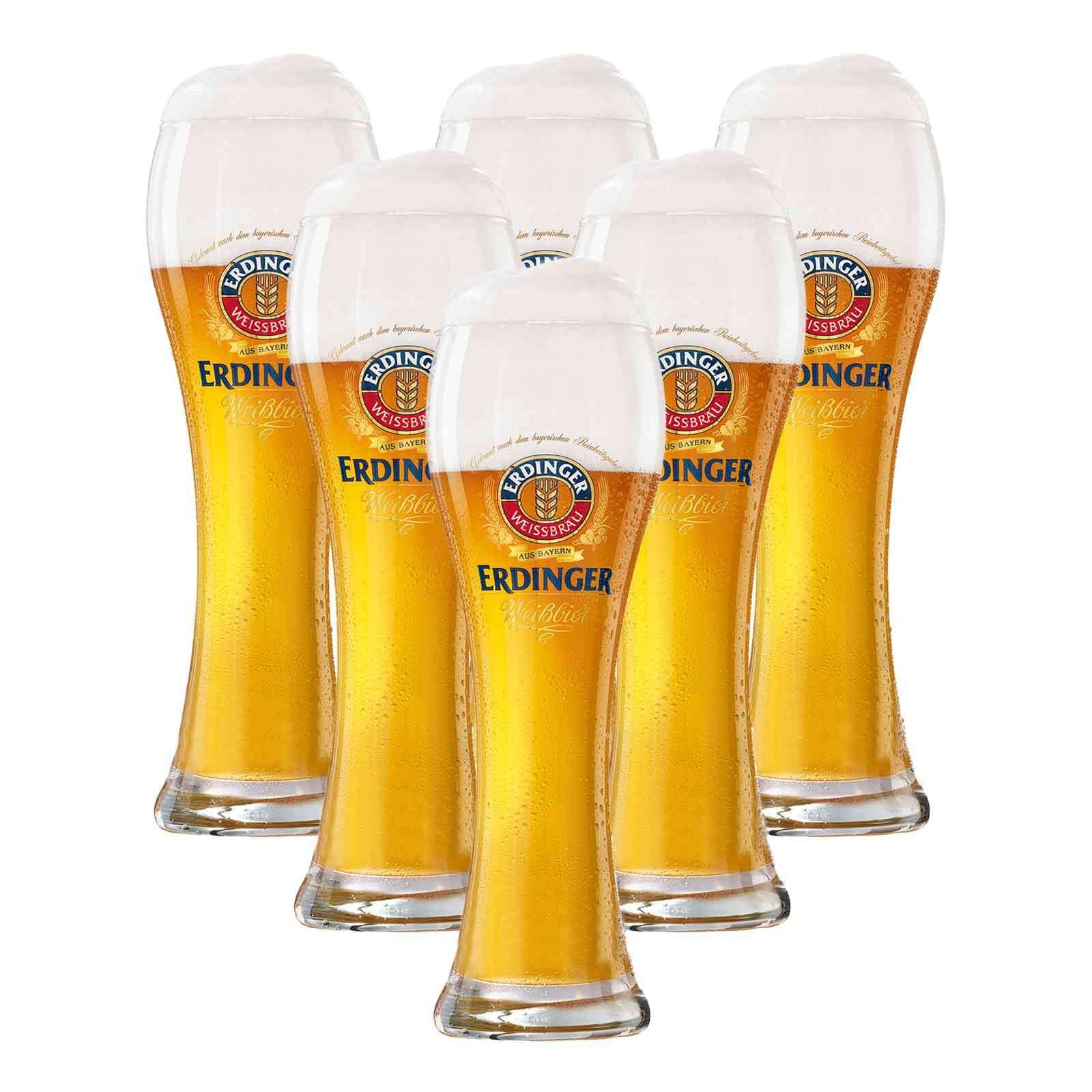 Ritzenhoff & Breker Bierglas »Weizenbiergläser Erdinger 500 ml 6er Set tran günstig online kaufen