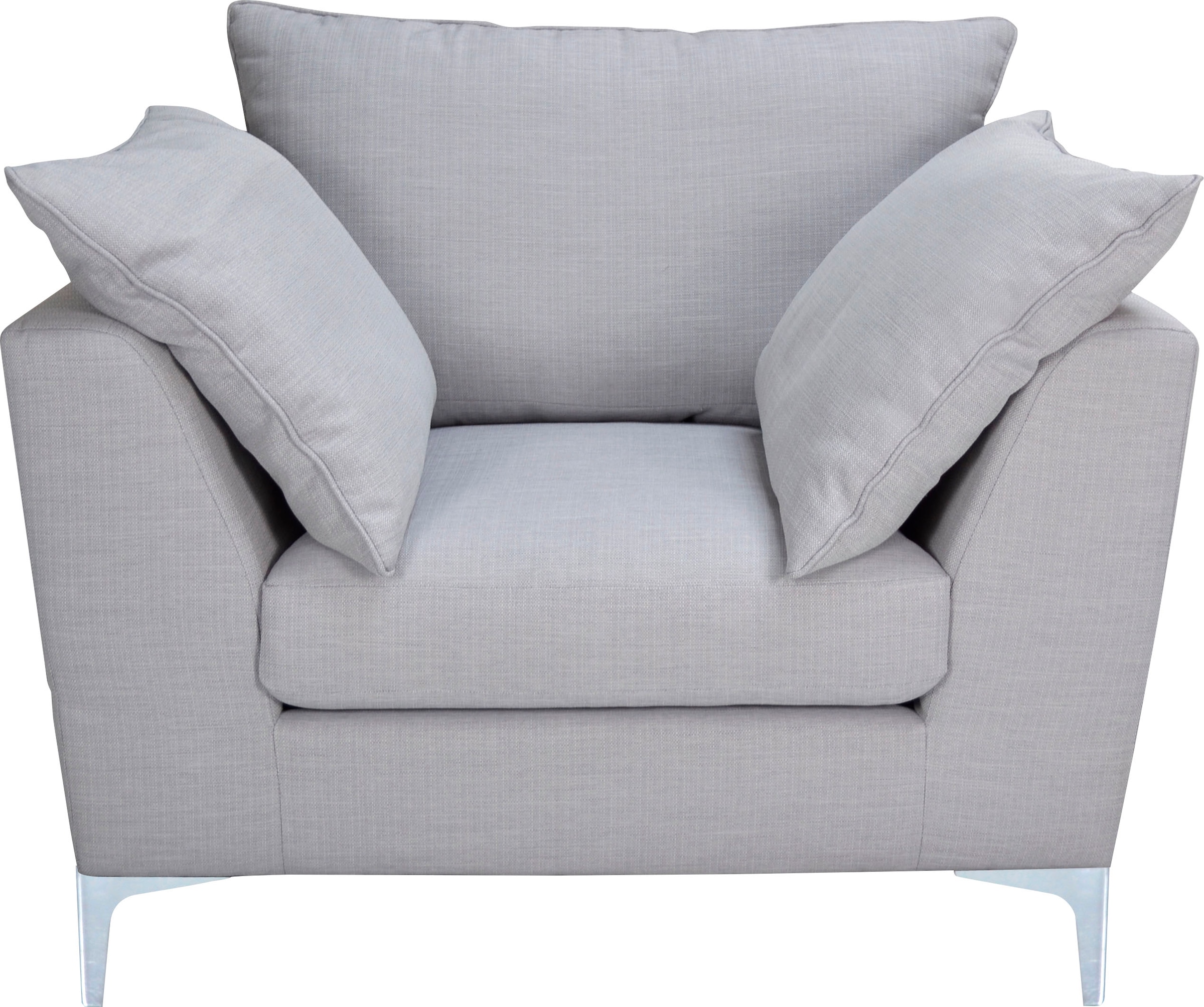 Leonique Sessel »Aspen«, Sessel "Aspen", modern, grau, Stoff "Magic Merlin", pflegeleicht