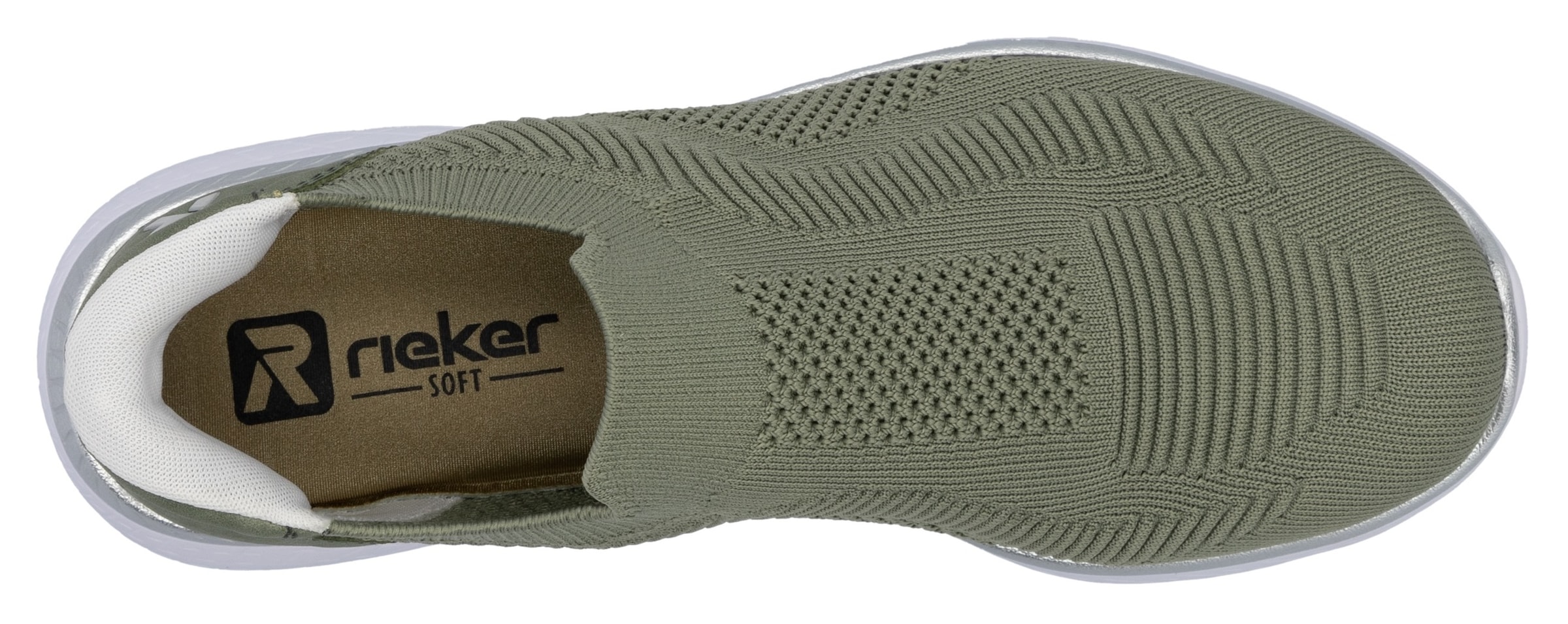 RIEKER Sport Slip-On Sneaker »Ready2GO«, Slipper, Halbschuh, Freizeitschuh mit MemoSoft-Innensohle