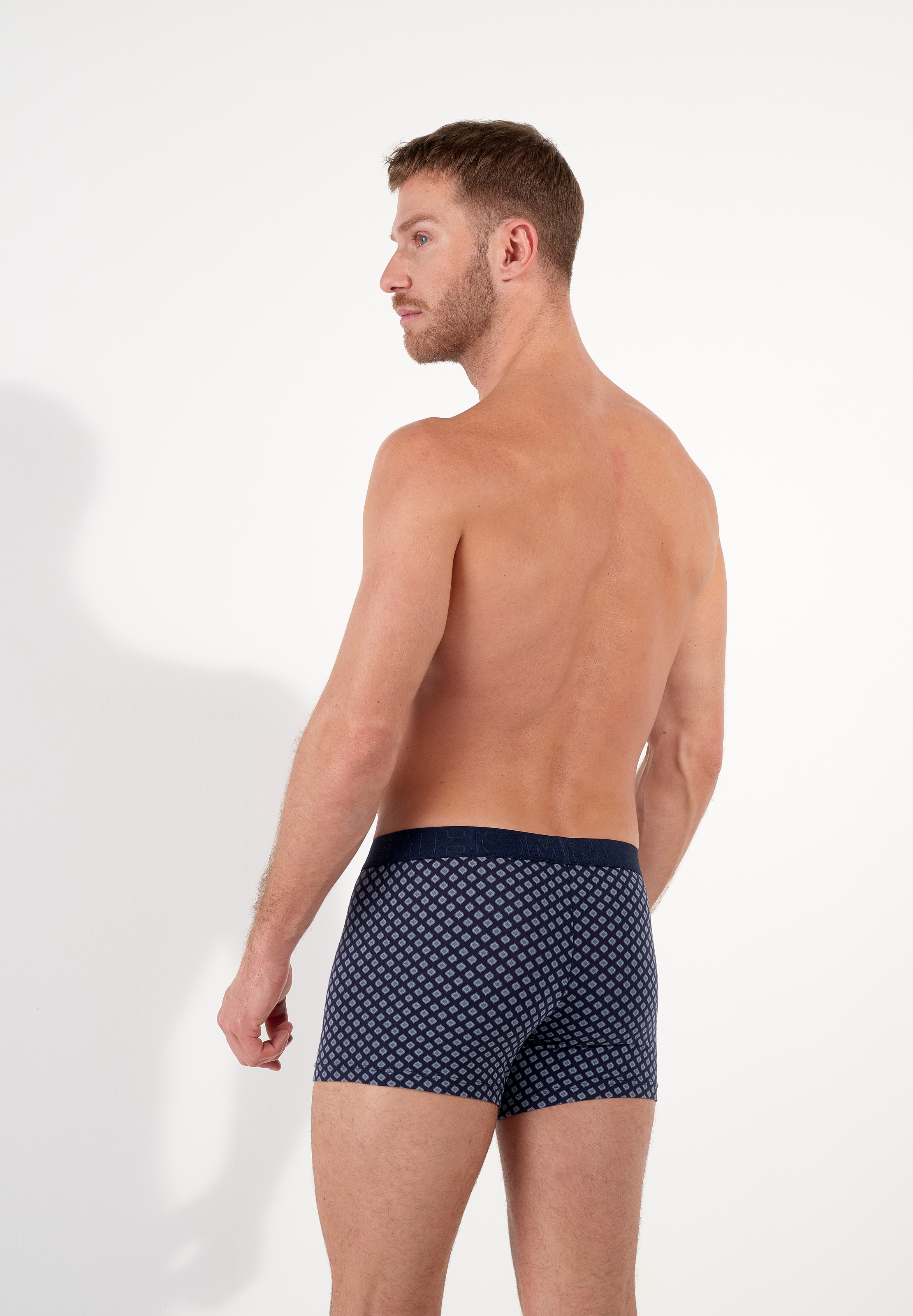 Hom Boxershorts »John« 3er Pack,  weich, atmungsaktiv, Cotton-Mix, elastisch, ohne Eingriff