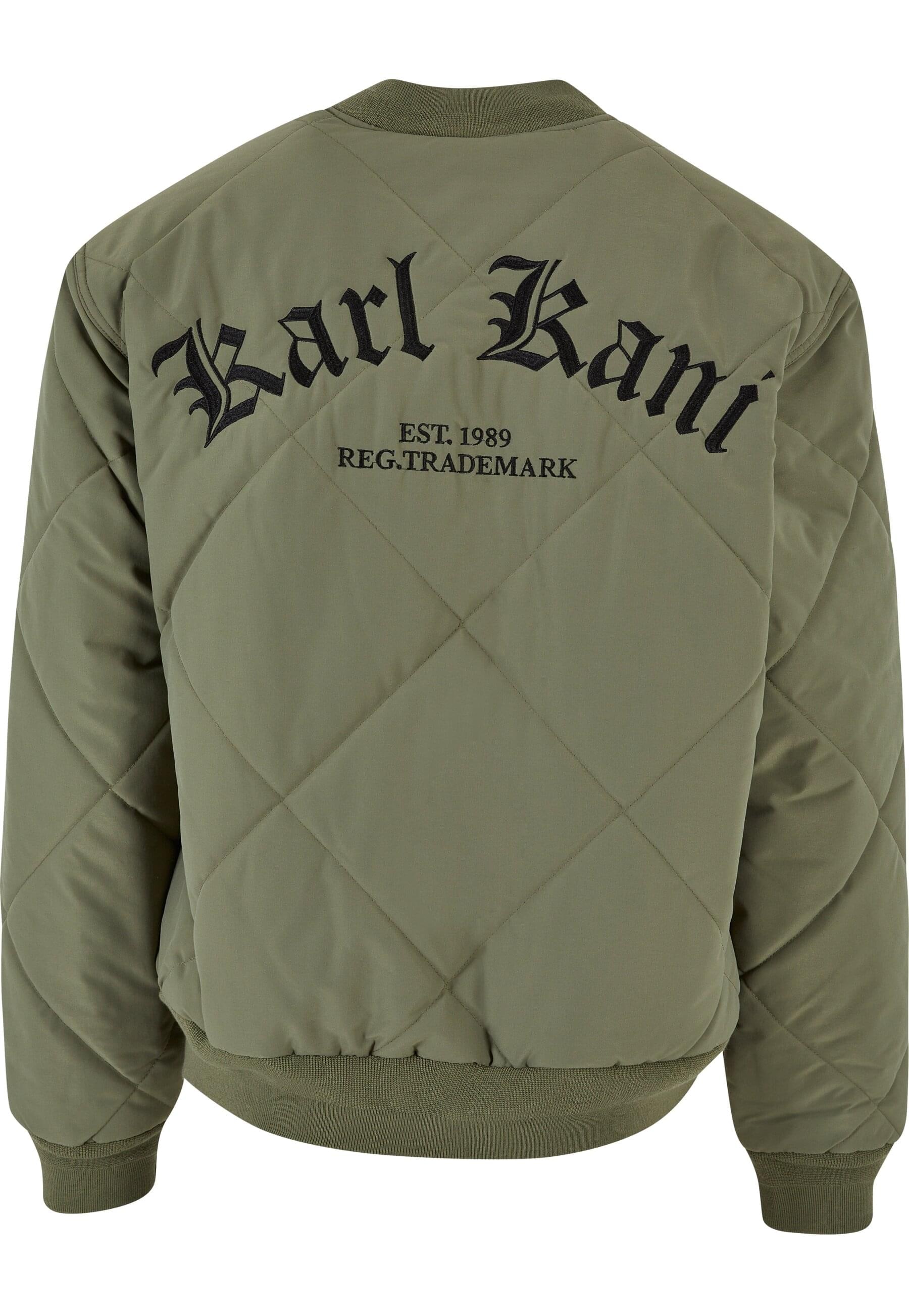 Karl Kani Bomberjacke »Karl Kani Herren KM224-021-1 KK OG Old English Quilted Bomber« 1 Stk. tlg. ohne Kapuze