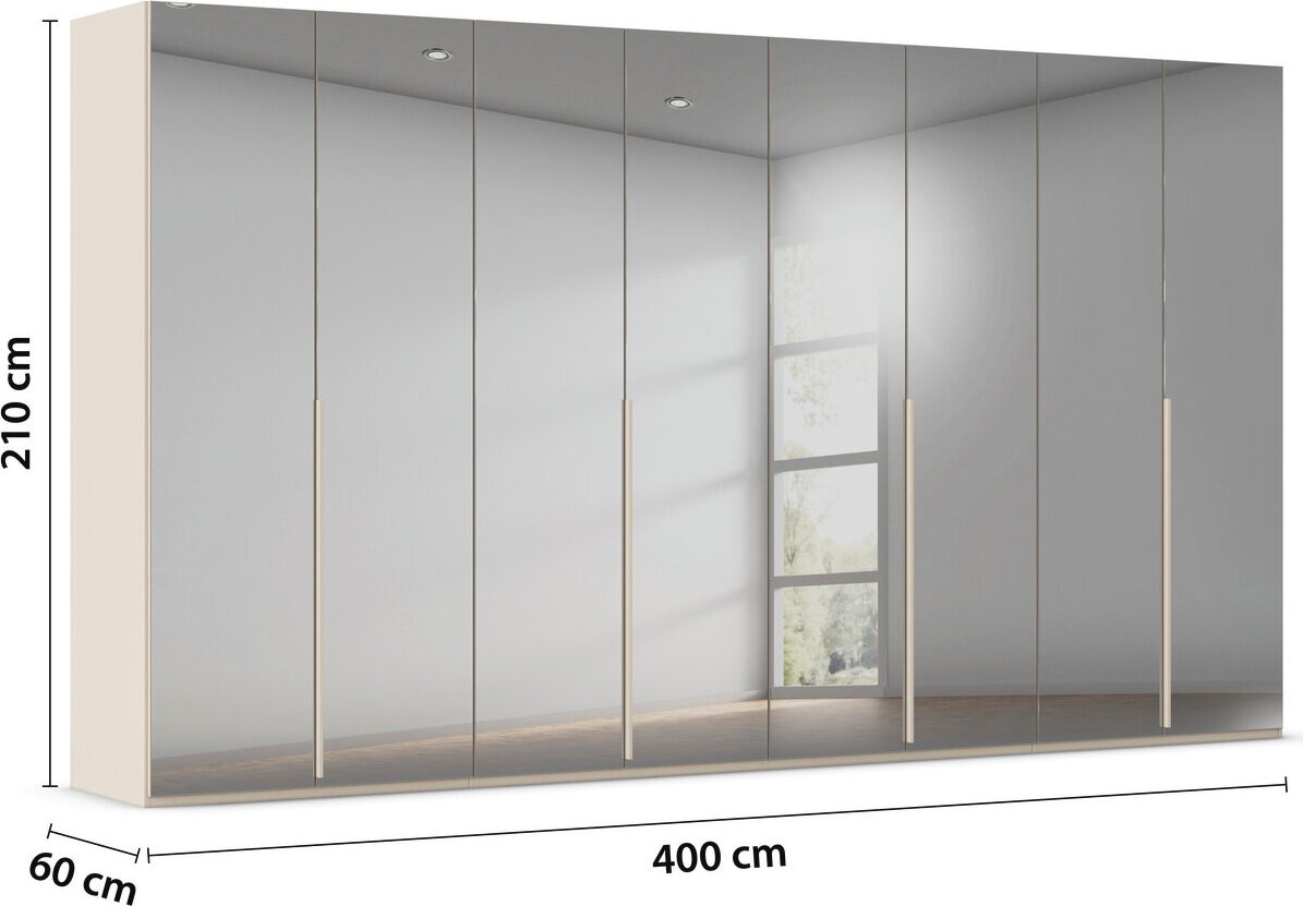 LeGer Home by Lena Gercke Kleiderschrank »Schrank Garderobe Ankleide Schlafzimmer Flur Serina«, (in 3 verschiedenen Ausstattungen BASIC/CLASSIC/PREMIUM), in 6 Breiten (101 - 401 cm) mit Front Glas oder Dekor MADE IN GERMANY