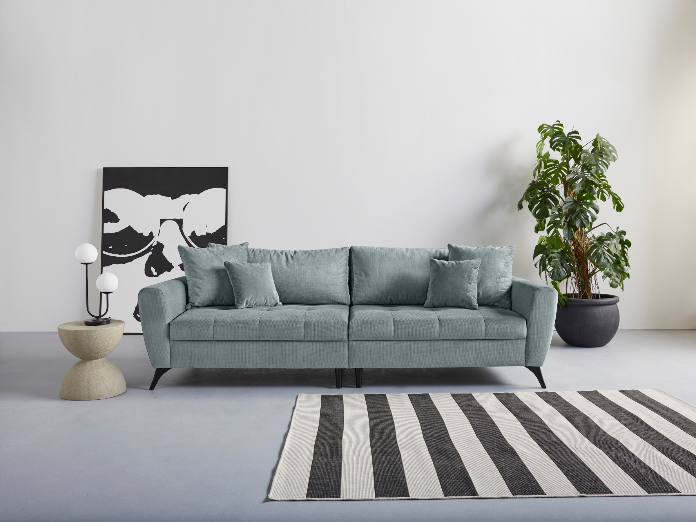 INOSIGN Big-Sofa »Lörby«, Belastbarkeit bis pro Aqua bestellen mit Sitzplatz, auch Rechnung auf 140kg clean-Bezug