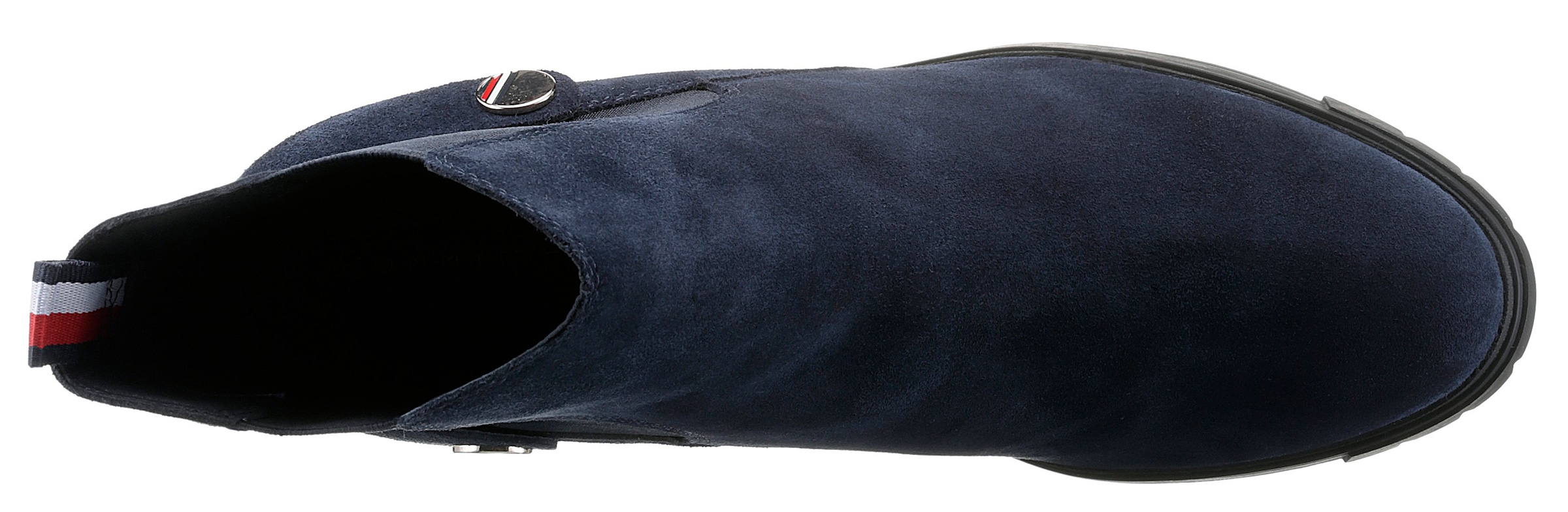Tommy Hilfiger Chelseaboots »OUTDOOR HIGH HEEL BOOT«, mit Zierriegel
