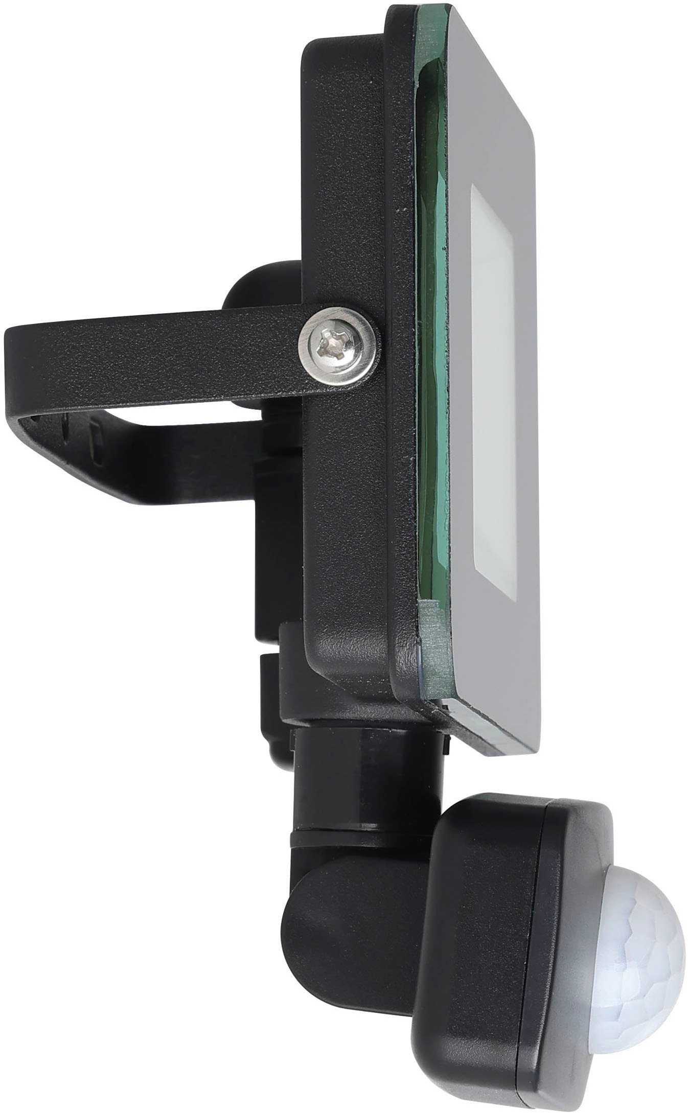 EGLO Wandleuchte »Faedo 3, Außen-Strahler, Außenleuchte, Wandstrahler, IP44, Lampe« LED-Modul 1 Stk. Kaltweiß Wand-/Deckenleuchte - L11 x H13,5 x AL5 cm - schwarz - 10W inkl.