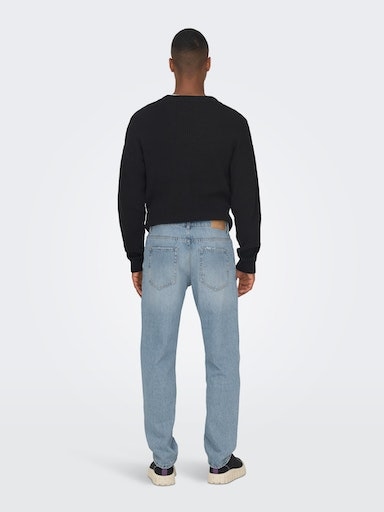 ONLY & SONS Regular-fit-Jeans »ONSEDGE STRAIGHT BROMO 0017 DOT DNM NOOS«
