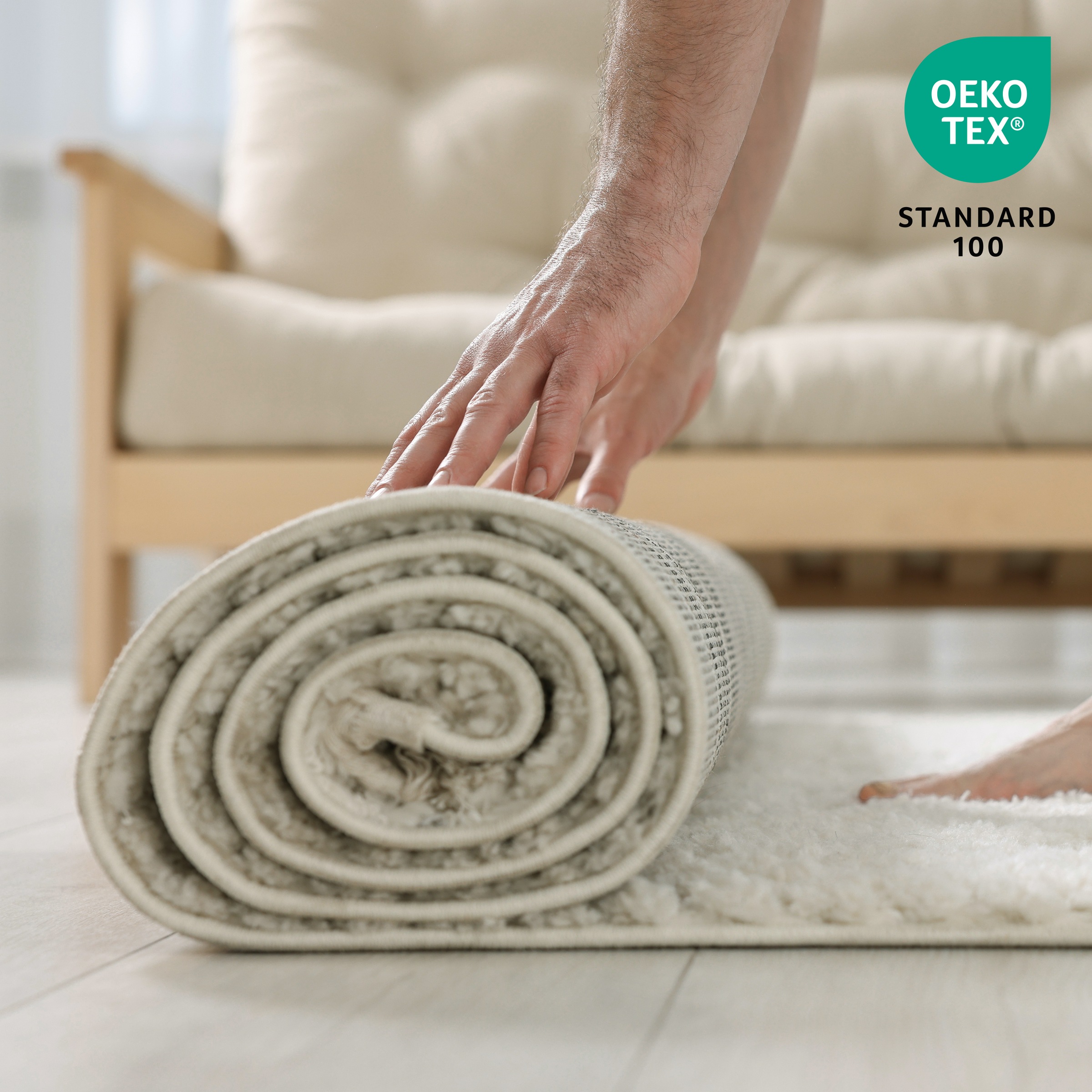 Bruno Banani Bettumrandung »Shaggy Soft« Höhe 30 mm 3 Stk. tlg. gewebt, Uni günstig online kaufen