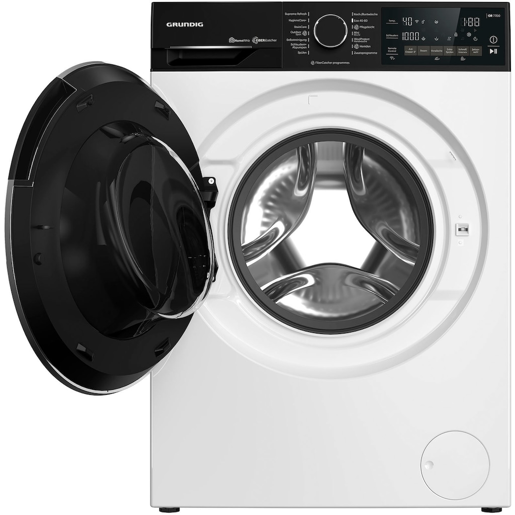 Grundig Waschmaschine, GW7P79419W, 9 kg, 1400 U/min