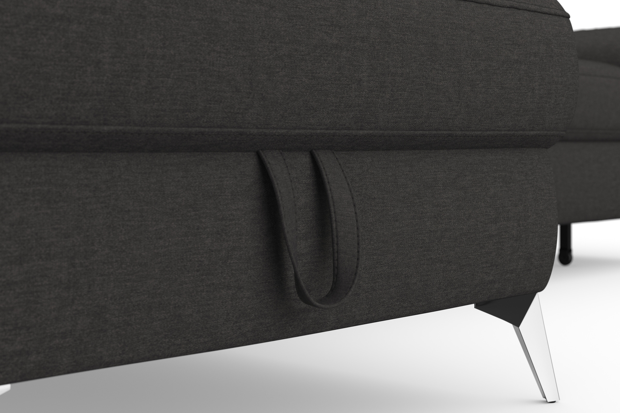 sit&more Ecksofa »Padua L-Form«, inklusive Sitztiefenverstellung, Armteilfunktion und Federkern