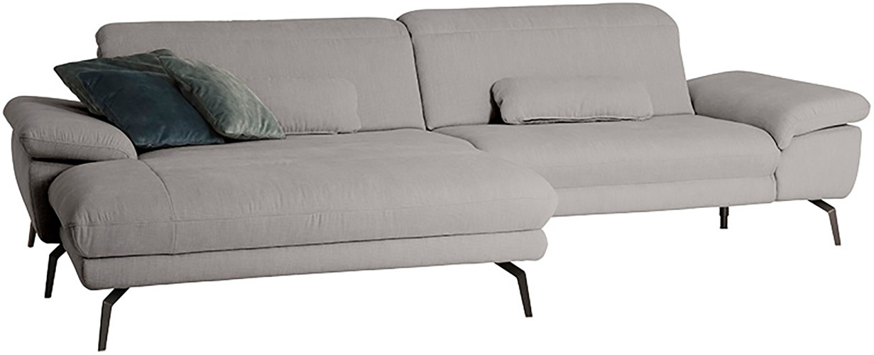 Die PlanBar Ecksofa "MP-IN22025 L-Form", mit Kopfteilverstellung, wahlweise günstig online kaufen