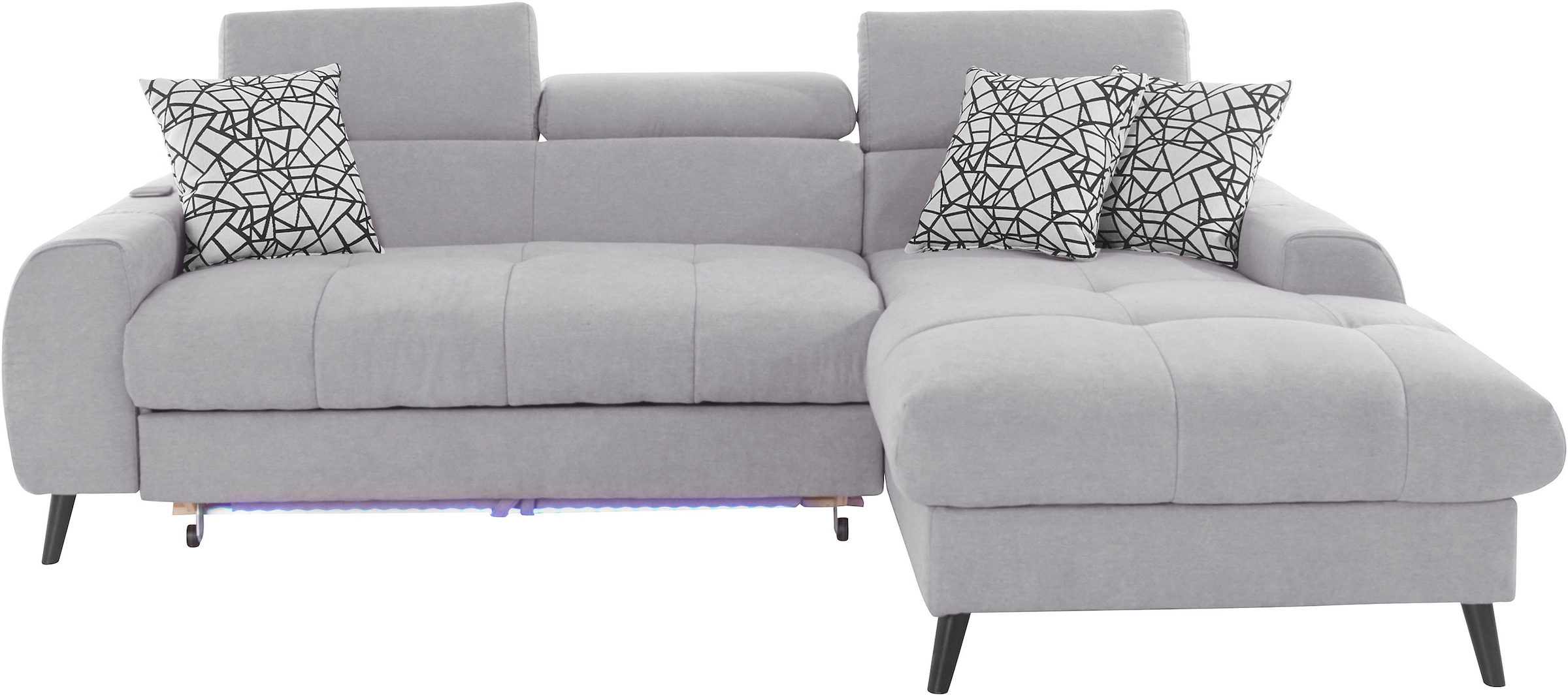 COTTA Ecksofa "Mia L-Form", 3-tlg.-Kissen-Set, Recamiere, wahlweise mit ode günstig online kaufen