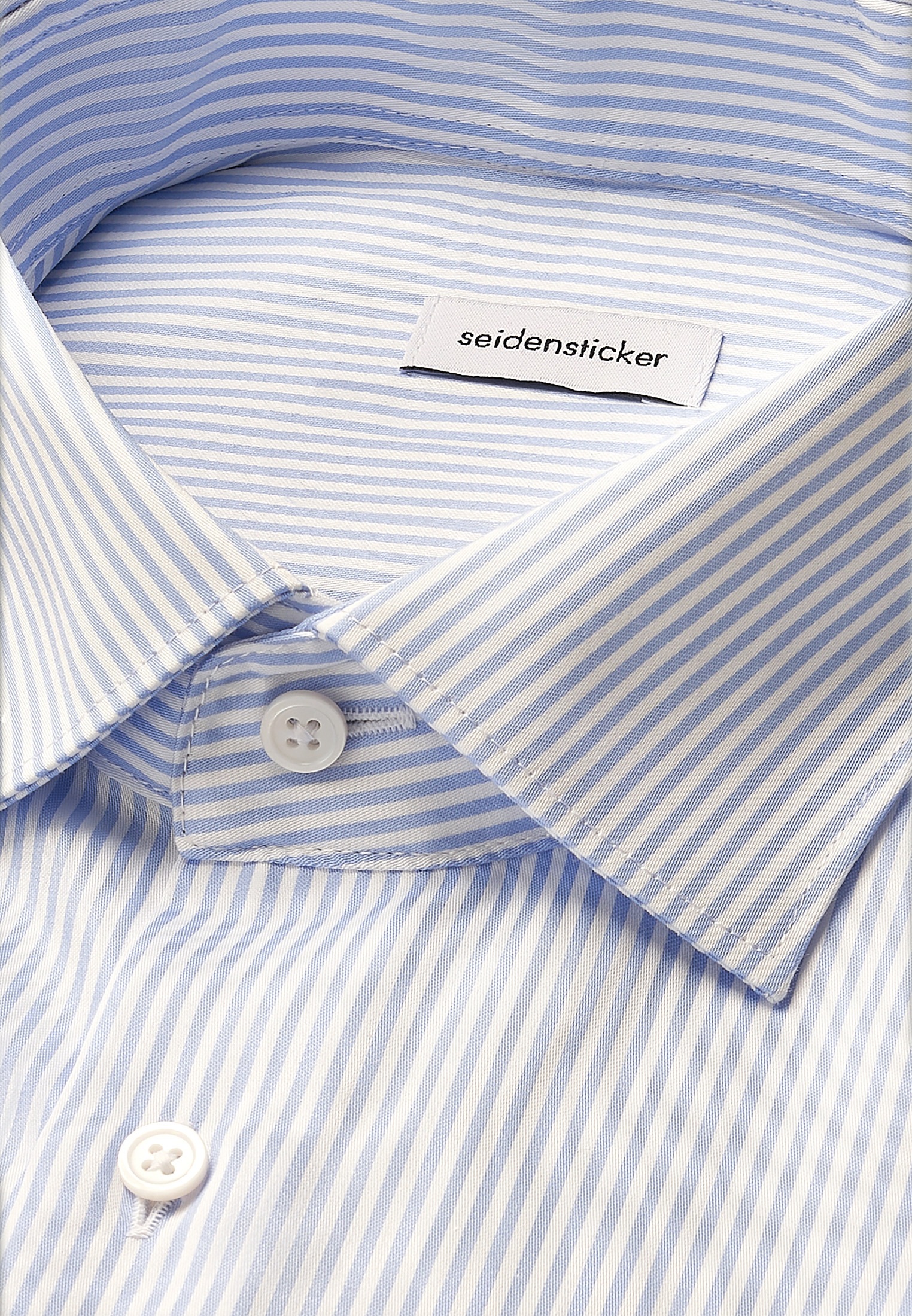 seidensticker Businesshemd »Schwarze Rose« Slim 1/1 Extra lang Kentkragen Gestreift