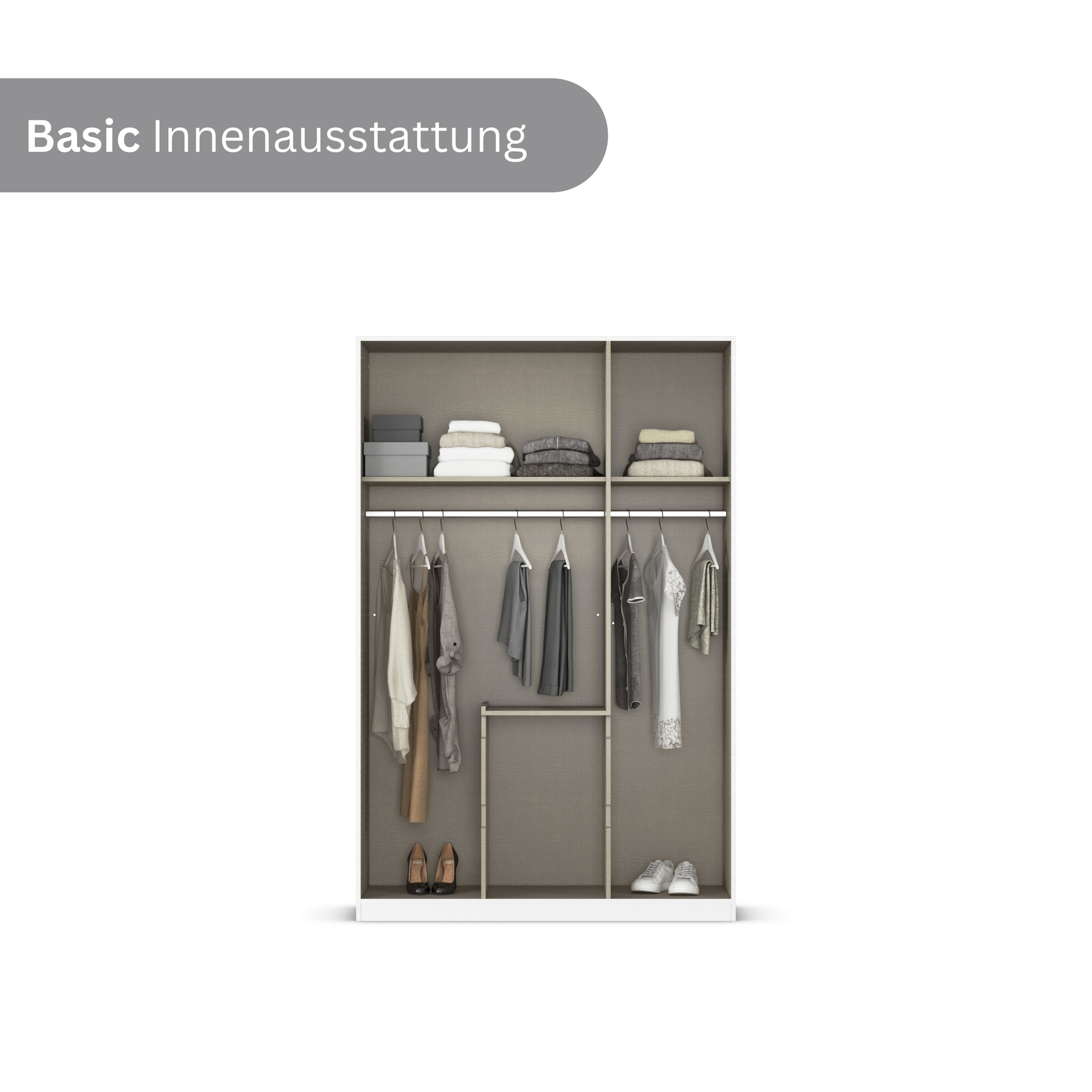 rauch Drehtürenschrank "Mainz mit Spiegel und Passepartout" optional mit Be günstig online kaufen