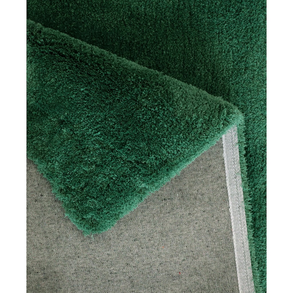 my home Hochflor-Teppich »Microfaser Teppich Magong«, rechteckig
