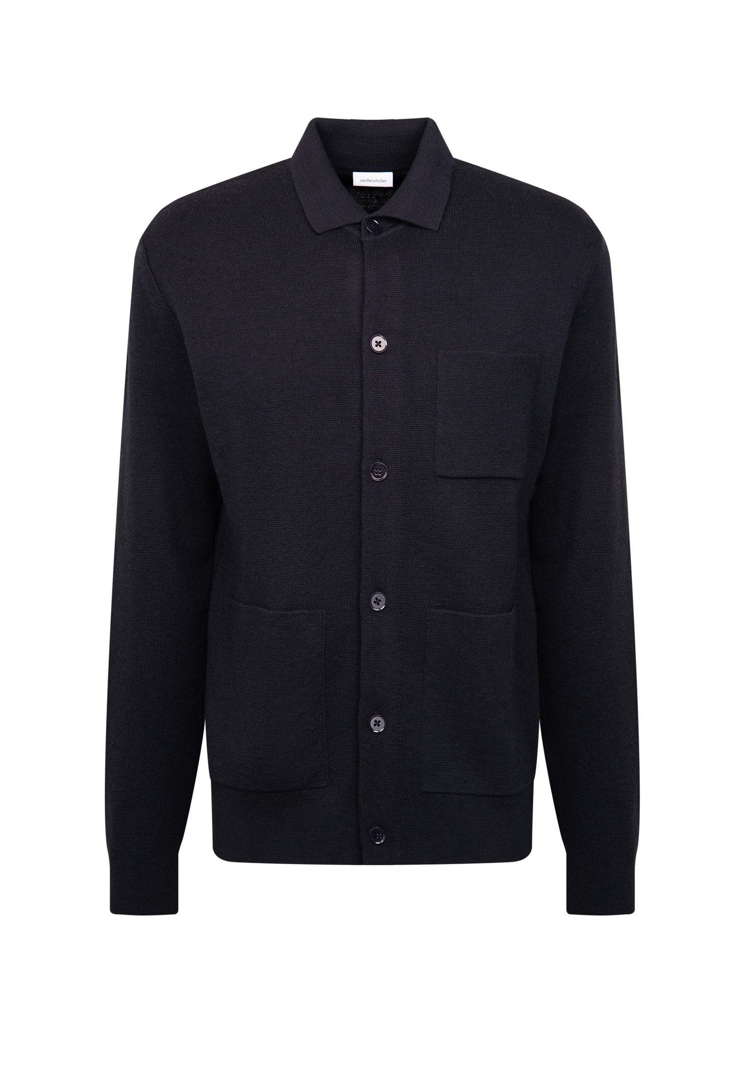 seidensticker Strickjacke »Schwarze Rose« 1/1 Kragen