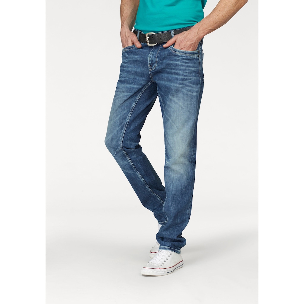 PME LEGEND Tapered-fit-Jeans »SKYMASTER«, im Used Look