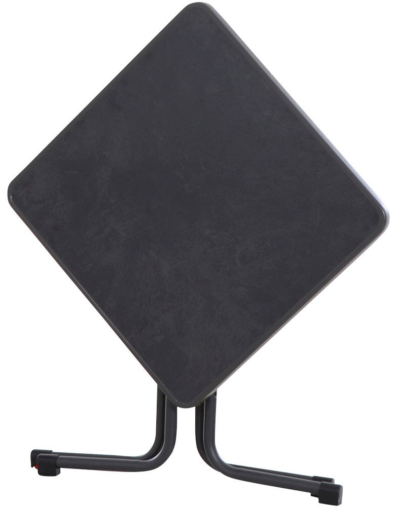 Siena Garden Gartentisch »Paco«, (1 St.), BxTxH: 70x70x71 cm, Stahl / Melamin, matt-anthrazit