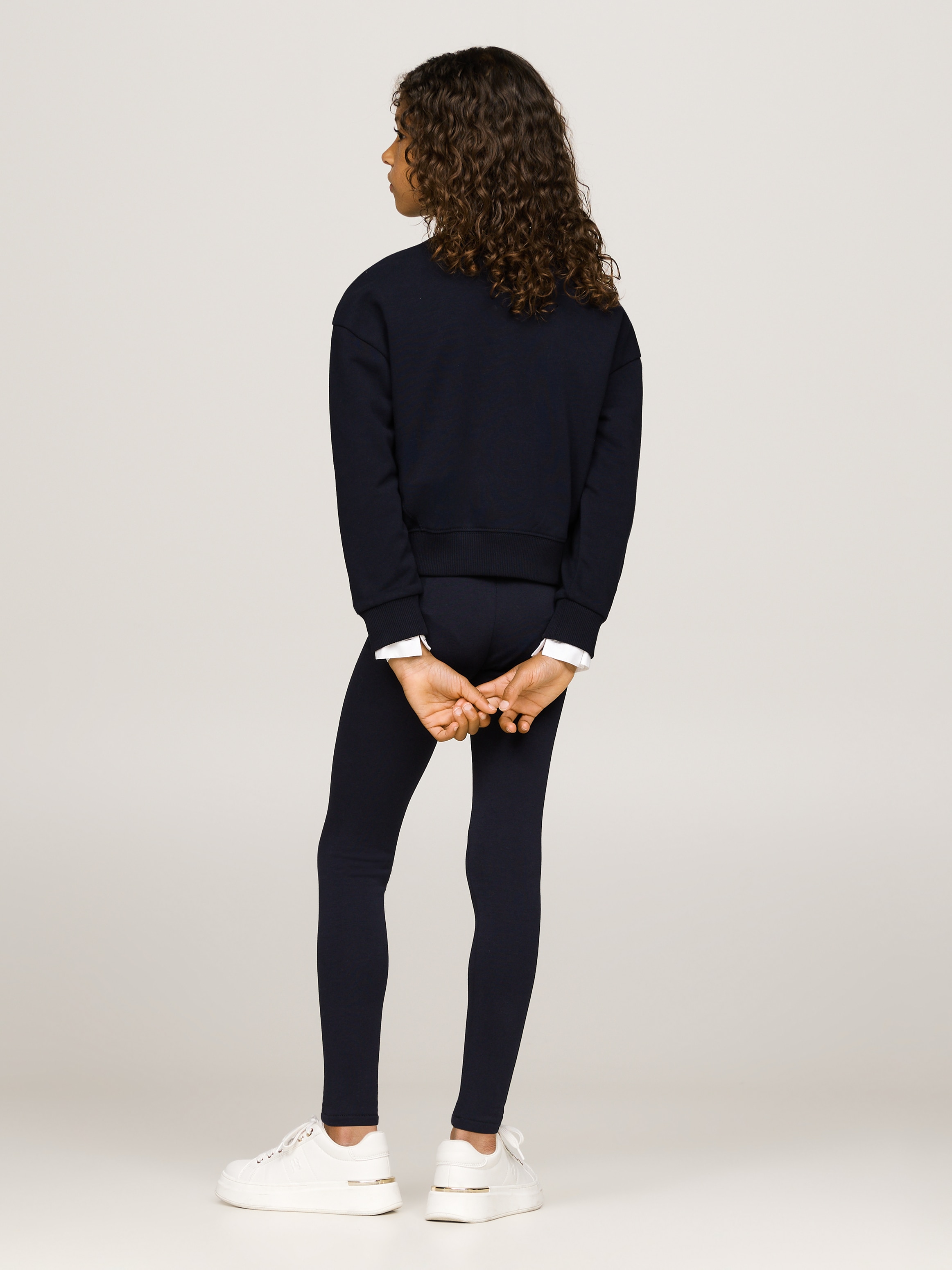 Tommy Hilfiger Sweatshirt »TOMMY DOT FOIL CN SWEATSHIRT«, mit Logo-Foliendruck
