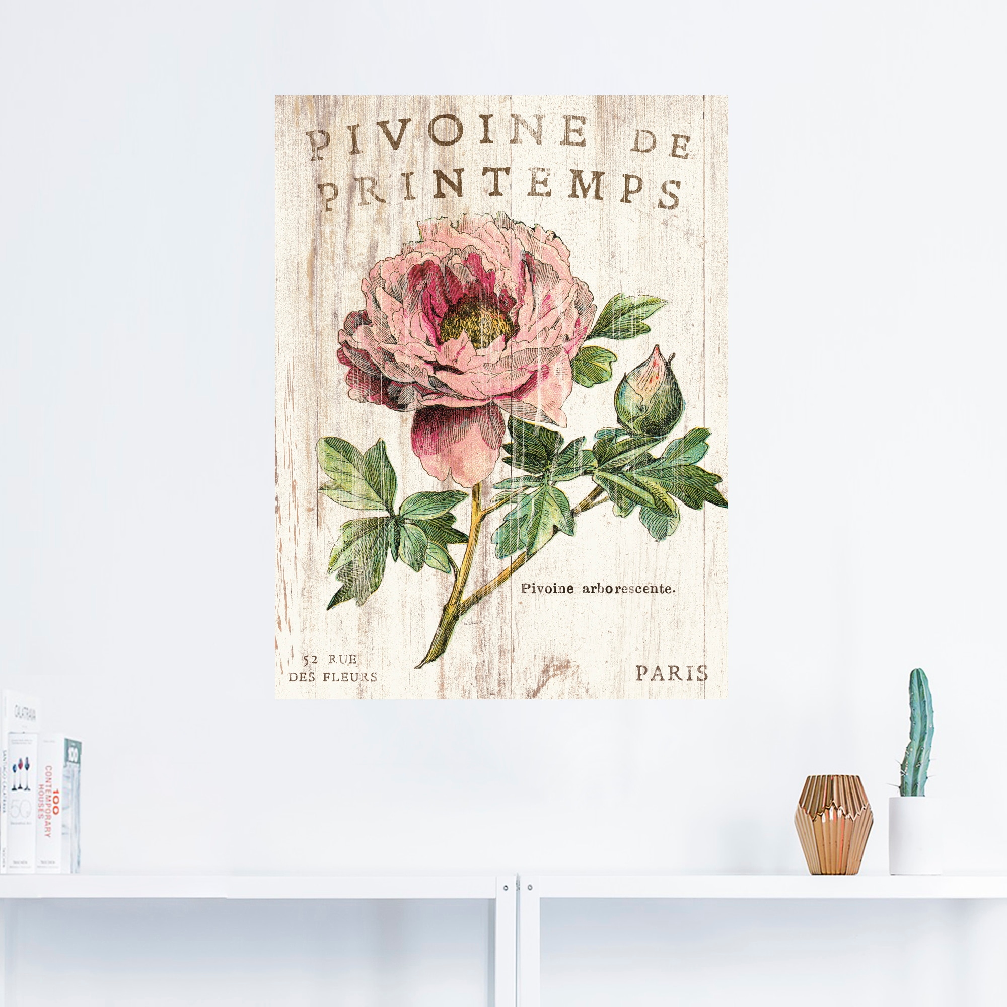 Artland Wandbild »Pfingstrose«, Blumen, (1 St.), als Leinwandbild, Poster, Wandaufkleber in verschied. Größen