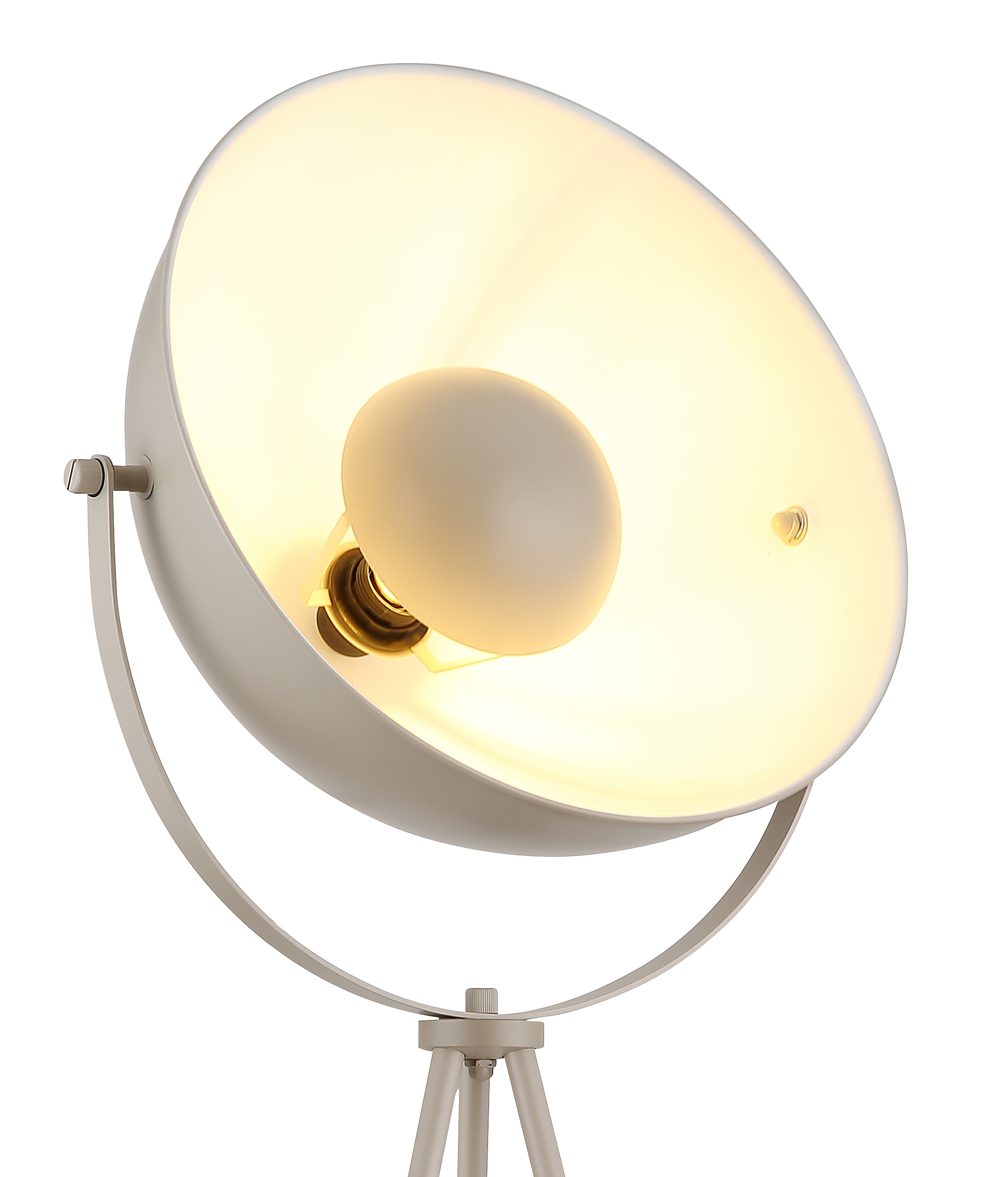 my home Stehlampe »Ciel« E27 1 Stk. warmweiß - kaltweiß E27, Stehleuchte, indirektes Licht, standfestes Dreibein, Wippschalter