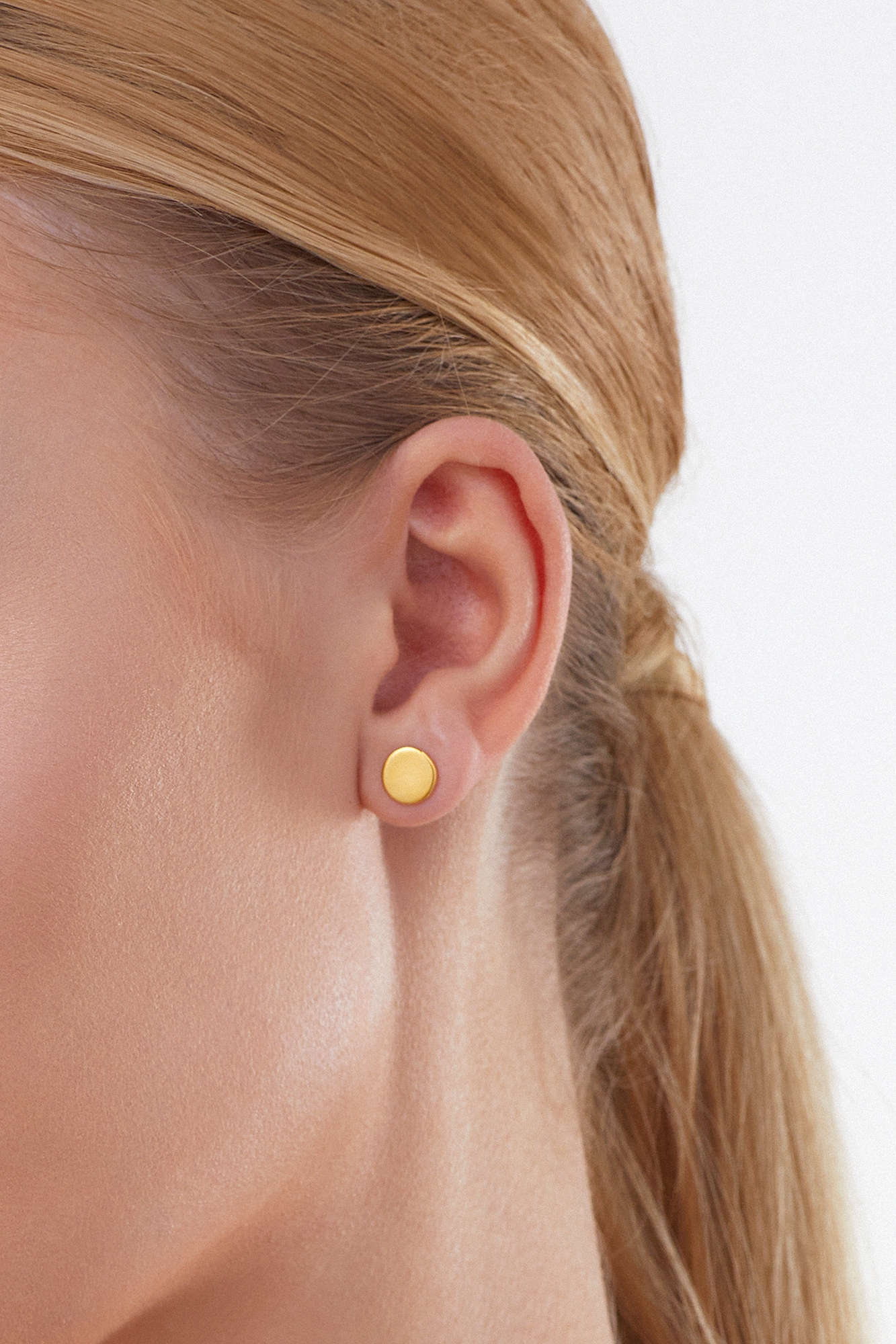 CAÏ Paar Ohrstecker »925 Sterling Silber gelb vergoldet Boho«