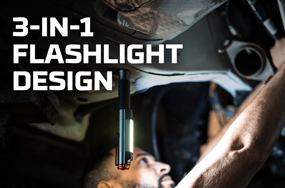 NEBO LED Taschenlampe »Nebo BIG LARRY 3« Set, Taschenlampe inkl. Ladekabel, 2 Stk. tlg.