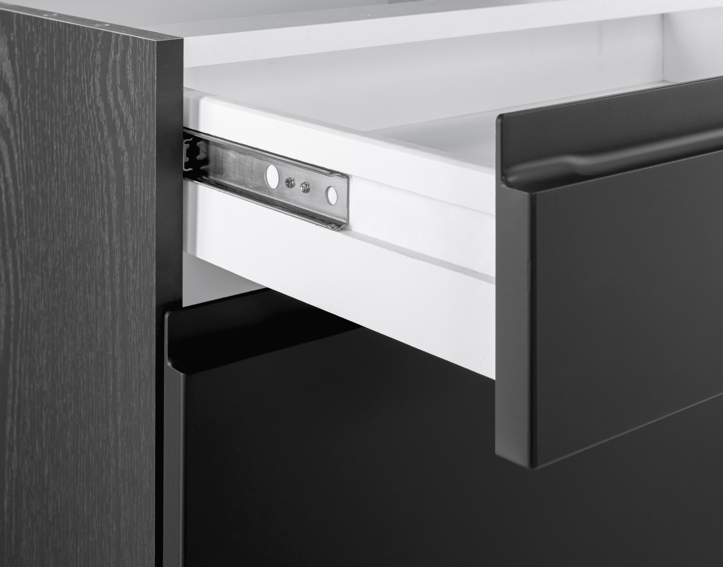 KOCHSTATION Unterschrank »KS-Bruneck« >>Bruneck<< 60 cm breit, für viel Stauraum, hochwertige MDF-Fronten