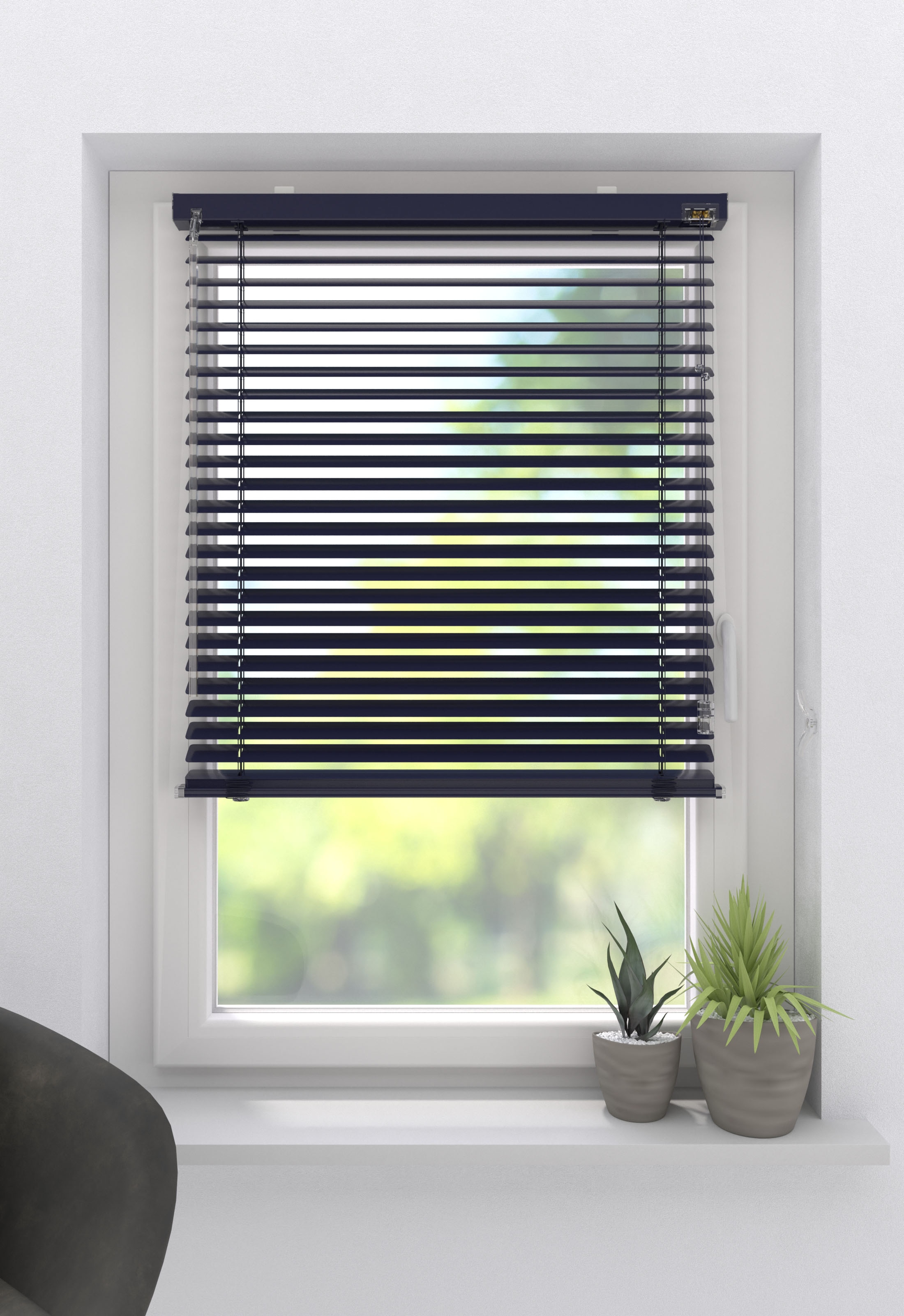 My Home Jalousie, blau (blau, blau, blau), 175cm, 80cm