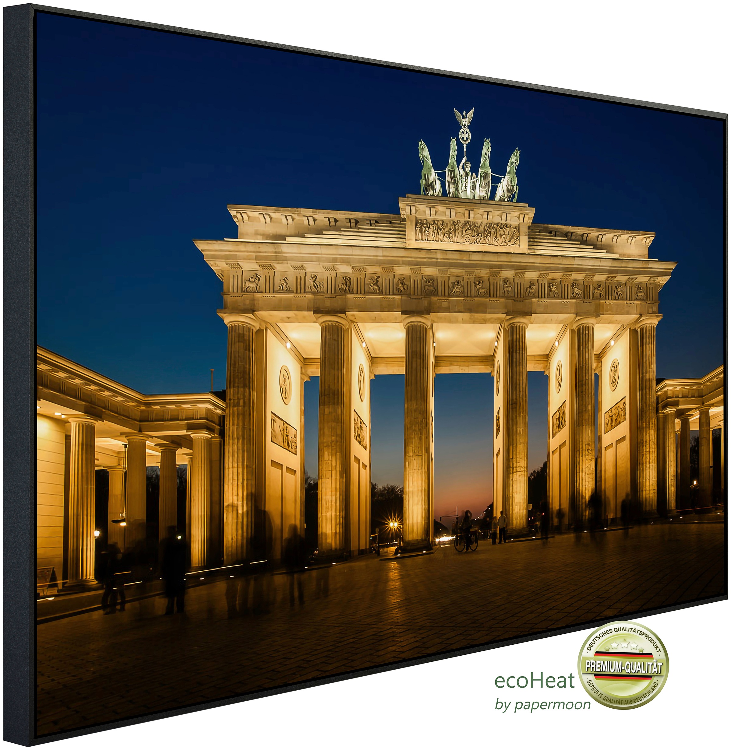 Papermoon Infrarotheizung »Brandenburger Tor«, sehr angenehme Strahlungswär günstig online kaufen