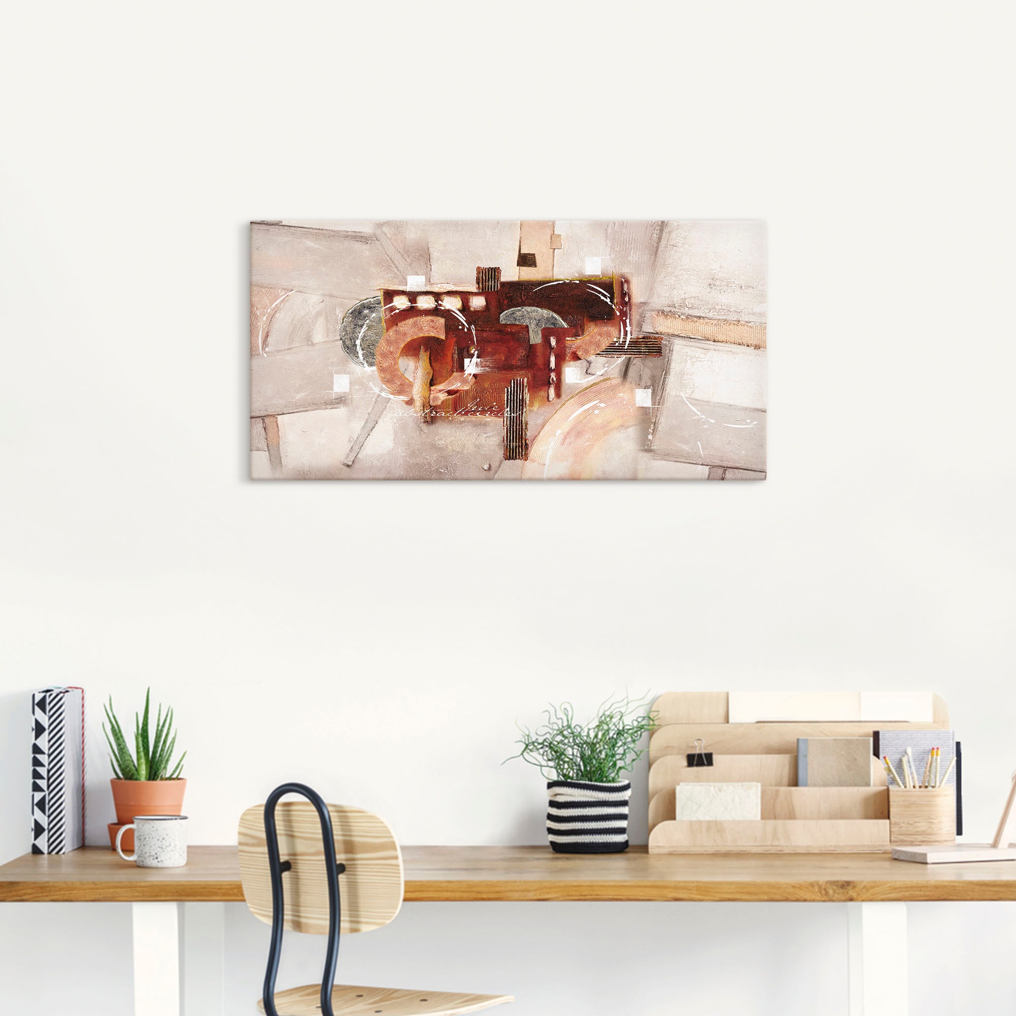 Artland Wandbild »Abstrakte Kreise«, Gegenstandslos, (1 St.), als Alubild, günstig online kaufen