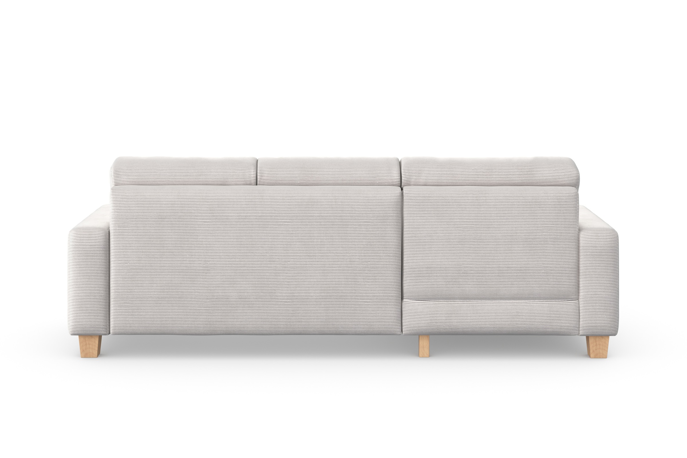 Home affaire Ecksofa »Summer L-Form«, mit Recamiere, mit oder ohne Bettfunktion und Bettkasten, Cord-Bezug