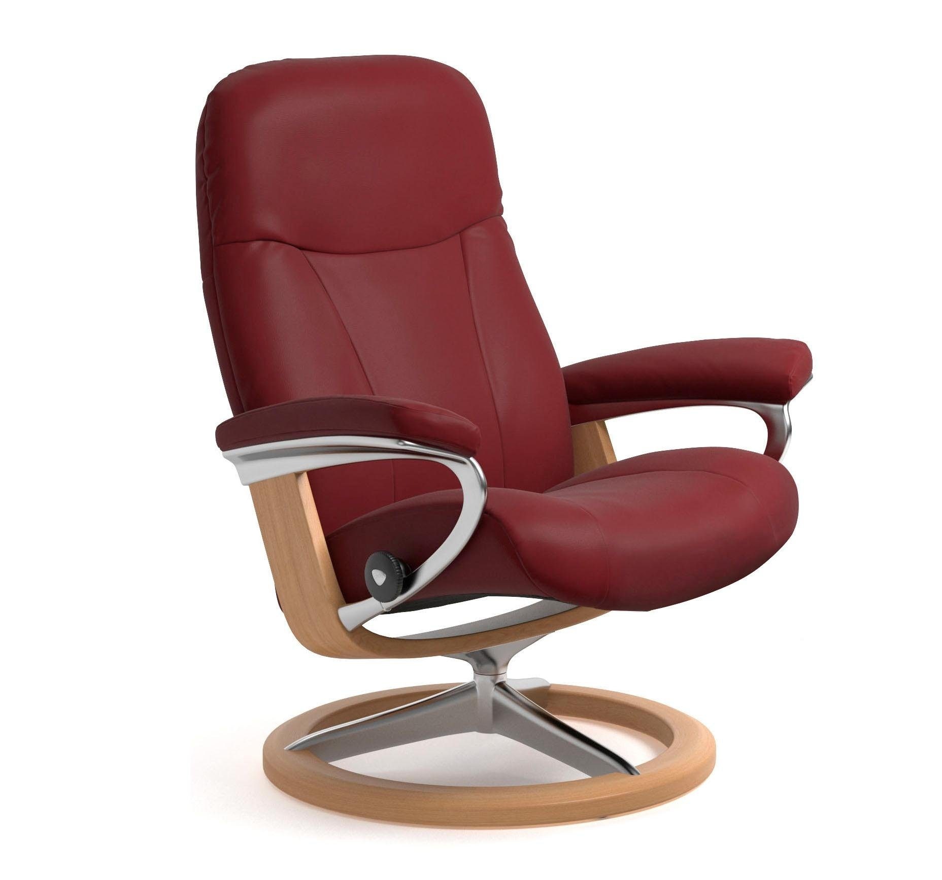 Stressless® Relaxsessel »Garda«, mit Signature Base, Größe M, Gestell Eichefarben