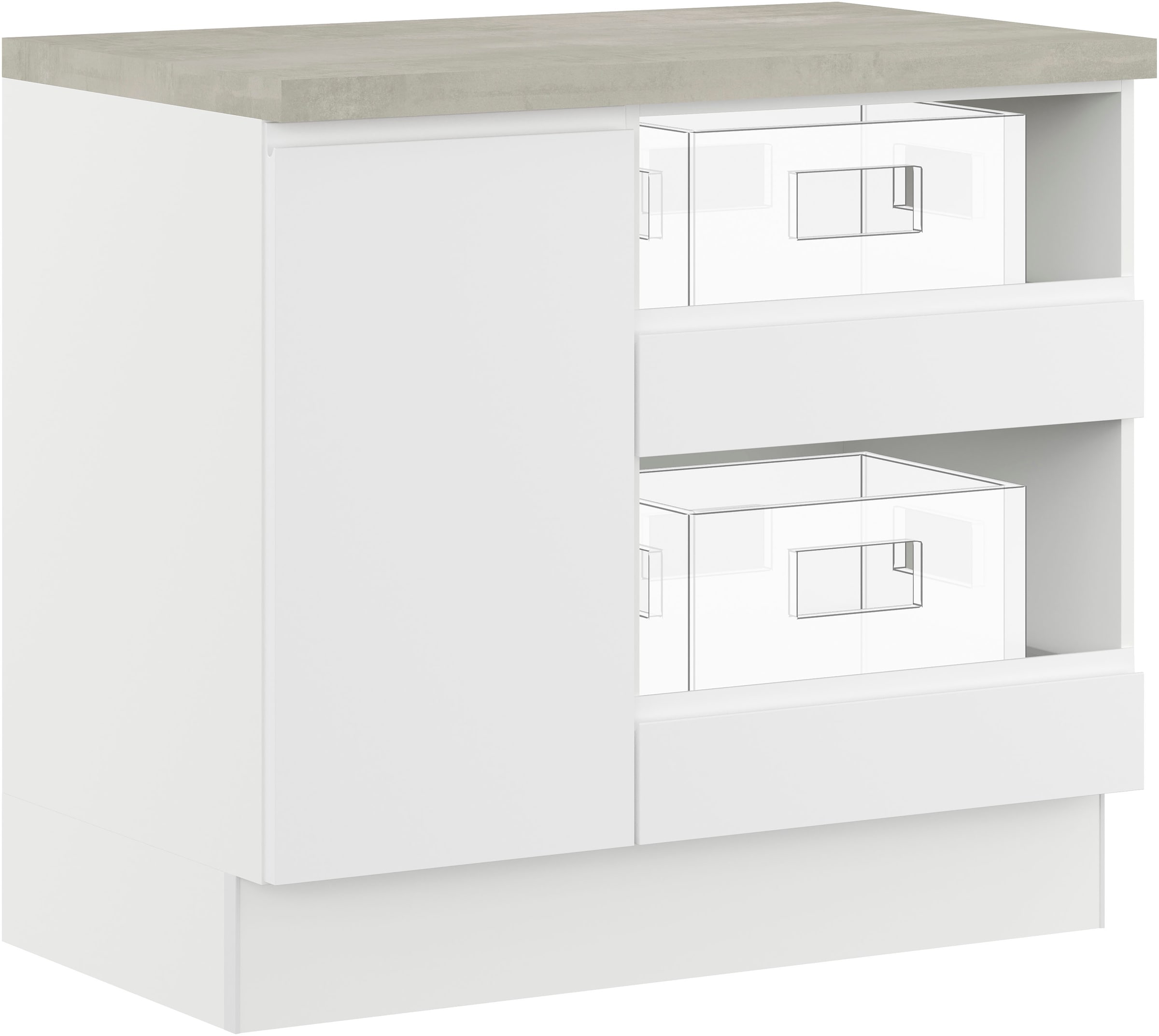 IMPULS KÜCHEN Mehrzweckschrank-Set »Warschau« 4 Stk. tlg. günstig online kaufen