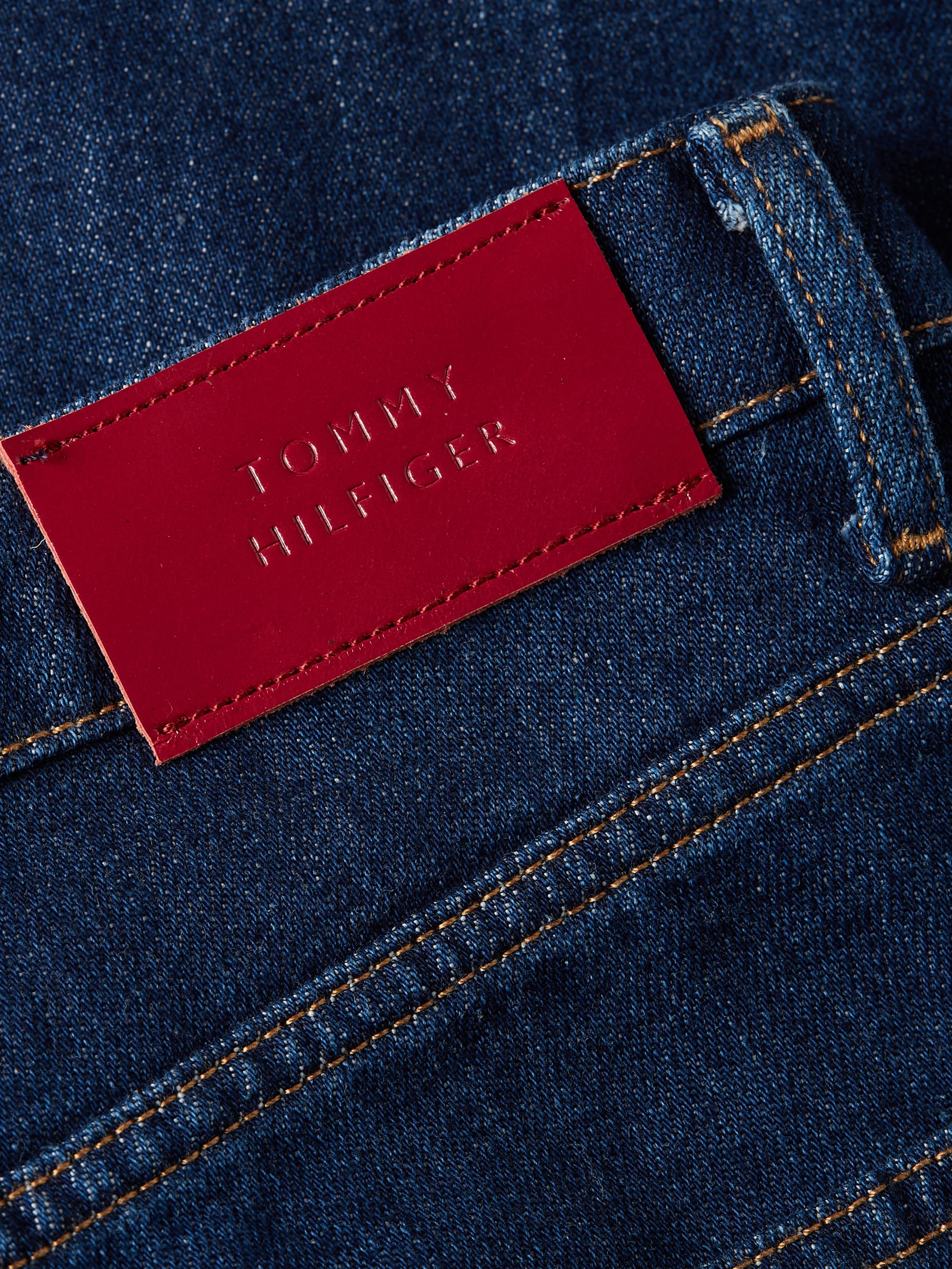 Tommy Hilfiger Leder-Badge Straight-Jeans mit Tommy Hilfiger kaufen »CLASSIC HW«, online STRAIGHT