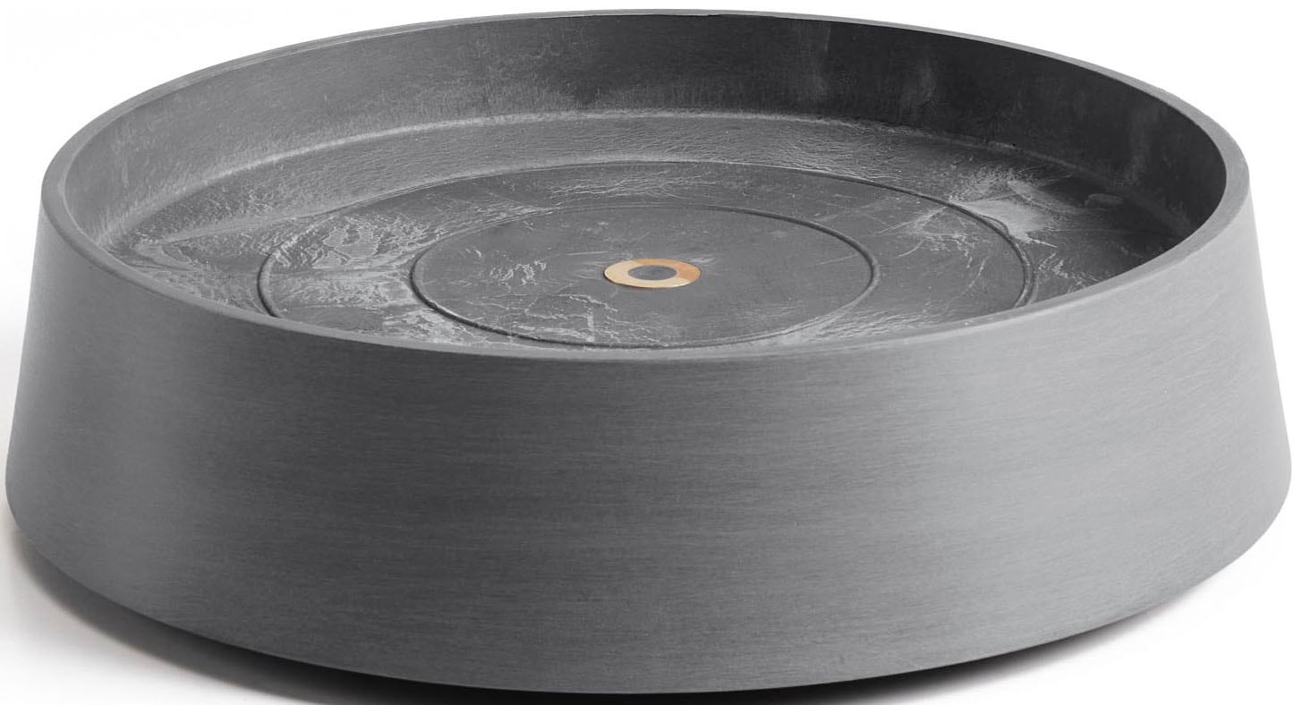 ECOPOTS Topfuntersetzer »mit Rollen Oslo 35 Grau« für innen und außen: frostsicher, bruchsicher und lichtbeständig