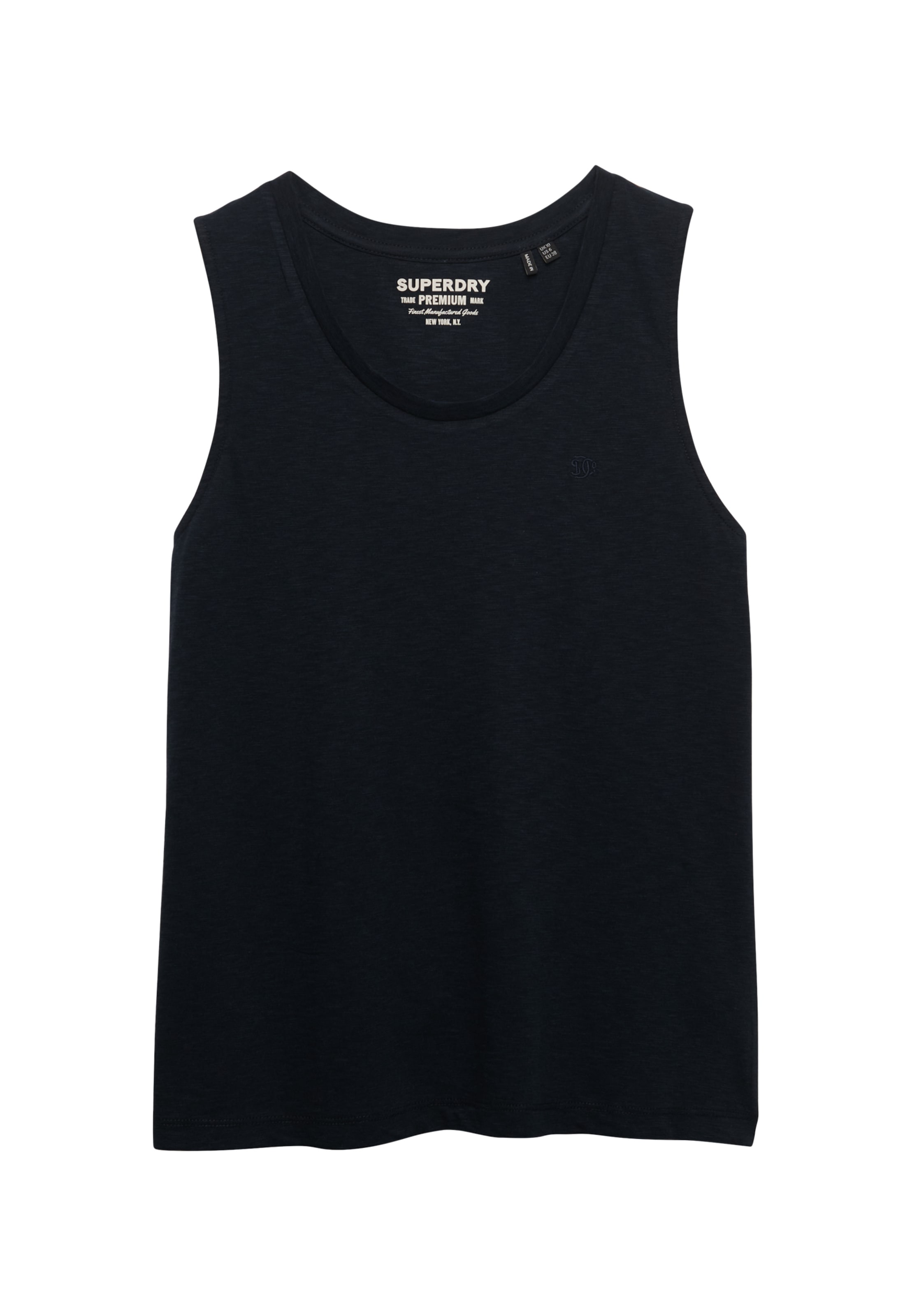 Superdry Tanktop »SCOOP NECK TANK« Baumwollmischung, regular fit