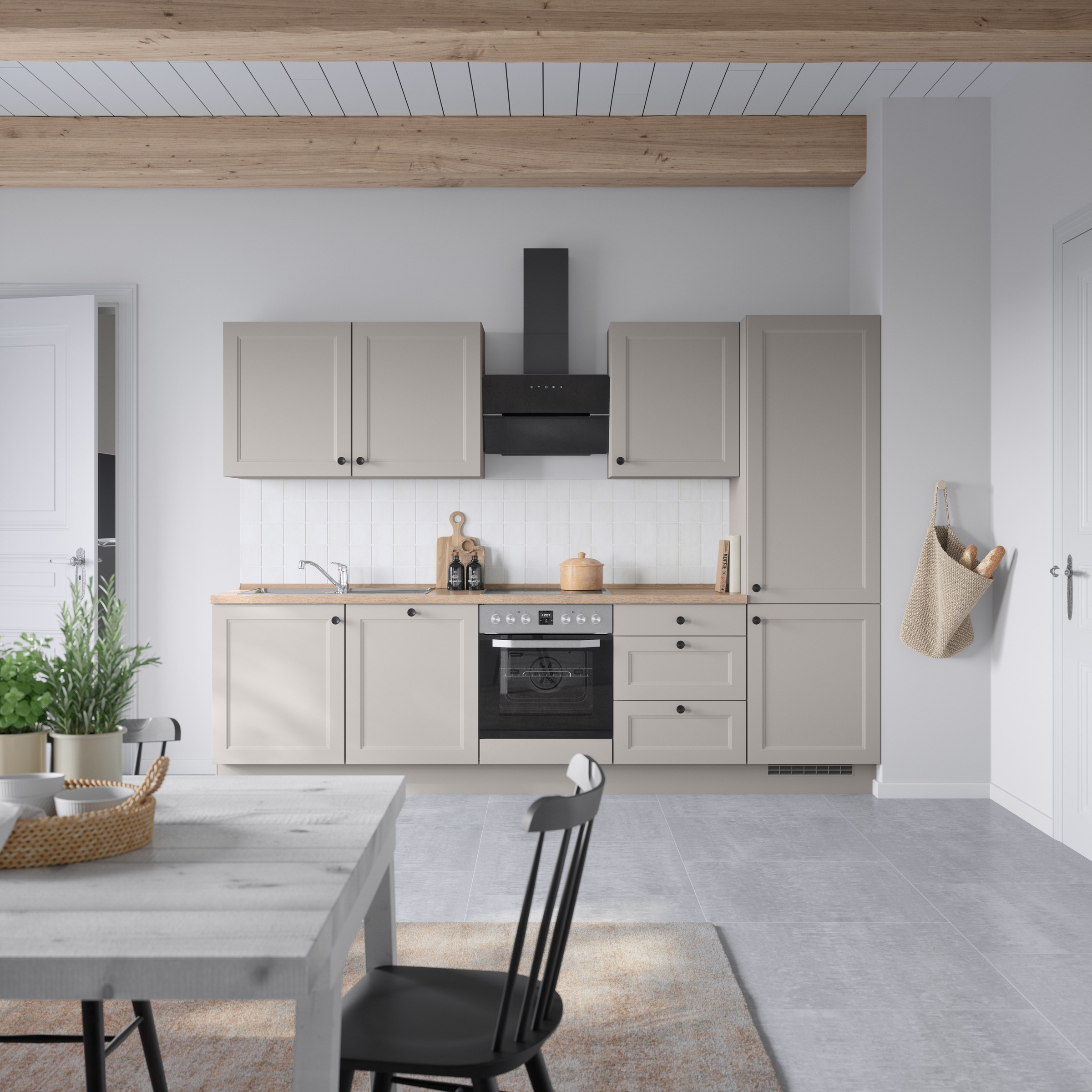 nobilia® Küchenzeile »"Cascada II"«, vormontiert, Breite 300 cm, Ausrichtung wählbar, wahlw. mit E-Geräten