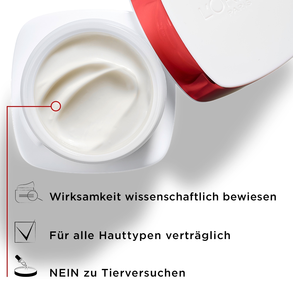 L'ORÉAL PARIS Feuchtigkeitscreme »REVITALIFT KLASSIK OHNE PARFUM« für sensitive Haut, ohne Parfüm und Alkohol, mildert Falten,