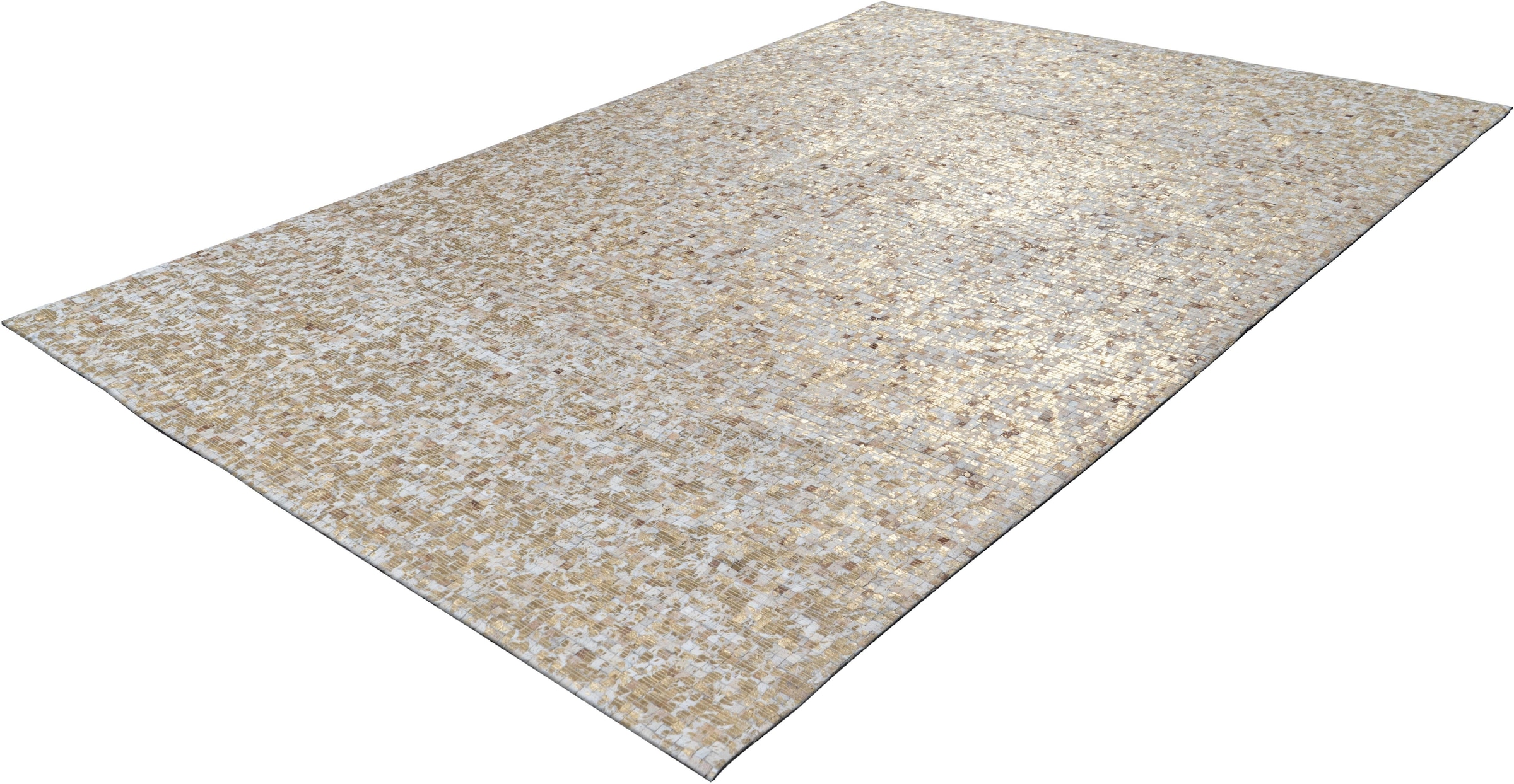 calo-deluxe Fellteppich »Vezzana 615«, rechteckig, 5 mm Höhe, echtes Rinderfell, Wohnzimmer