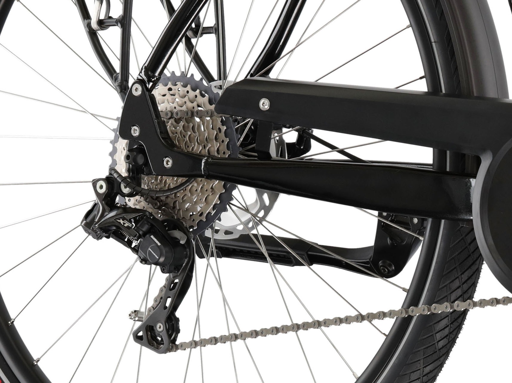 Kross E-Bike »E-Trekkingrad Trans Hybrid Prestige 630 28 Zoll schwarz«, 11 Gang, Shimano, DEORE XT DI2 M8050, Mittelmotor 250 W, Pedelec, Elektrofahrrad für Herren