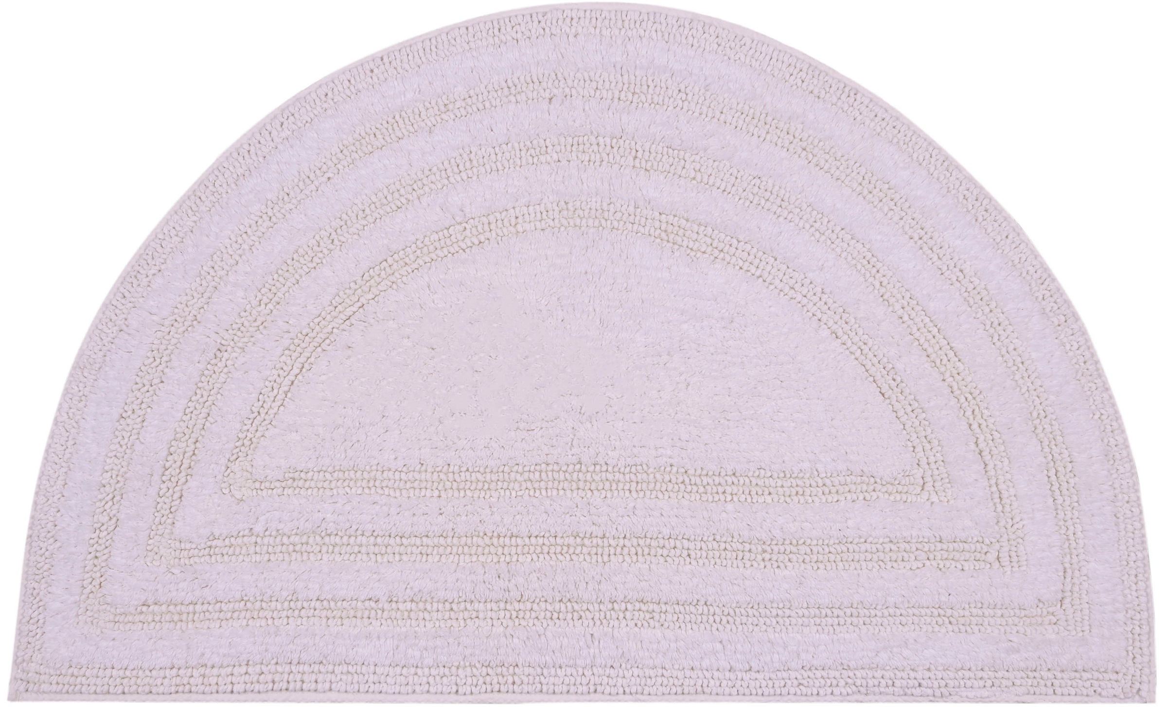 my home Badematte »Inga, Rahmen, Badvorleger, Badezimmer Teppich«, beidseitig nutzbar-fußbodenheizungsgeeignet-strapazierfähig, 100% Baumwolle, Hoch-Tief-Effekt, weich, trocknergeeignet