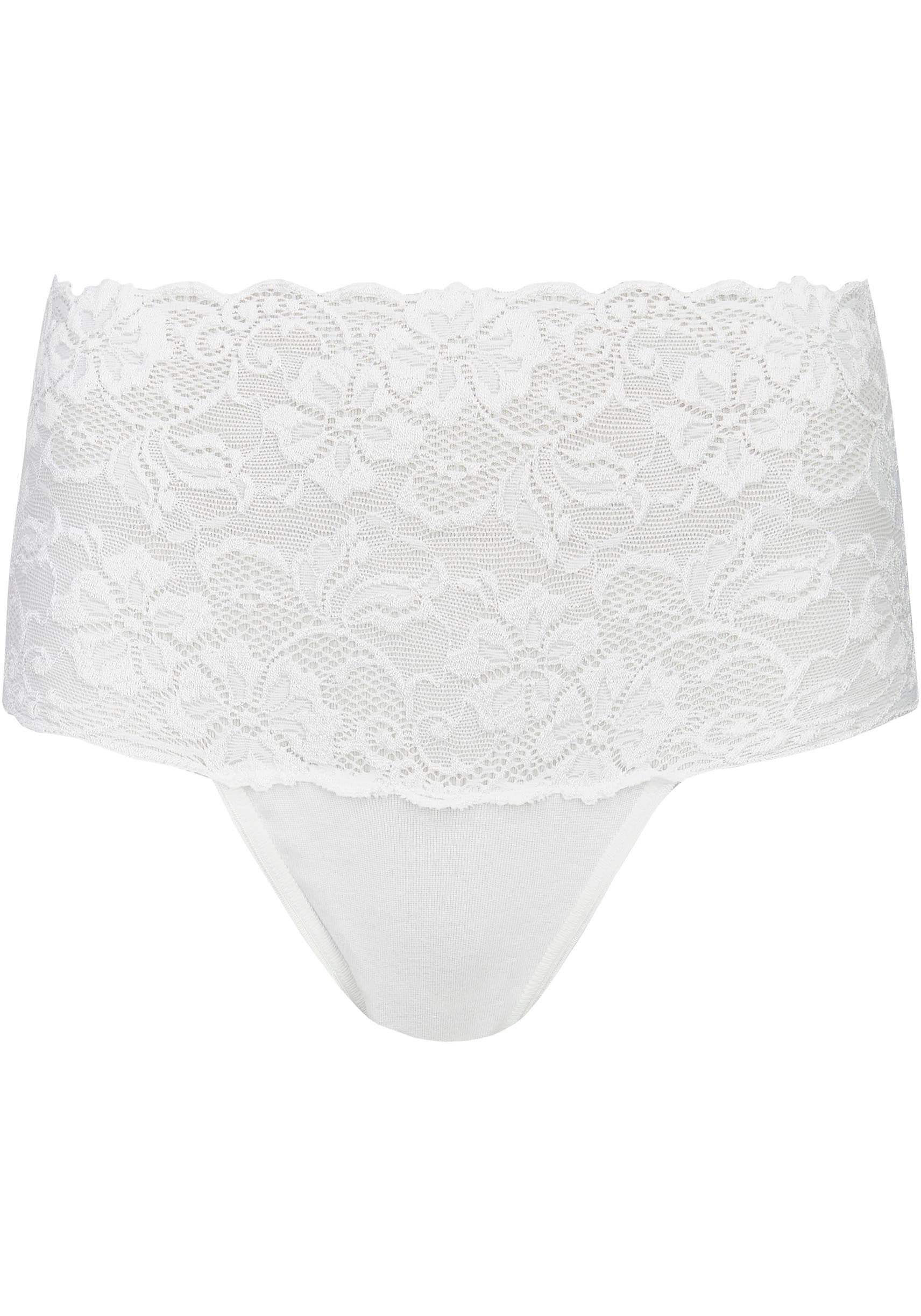 Nina Von C. Taillenslip »"Fine Cotton"«, (2er Pack), eng, elastisch, bequem, feminin, atmungsaktiv, breiter Bund mit Spitze