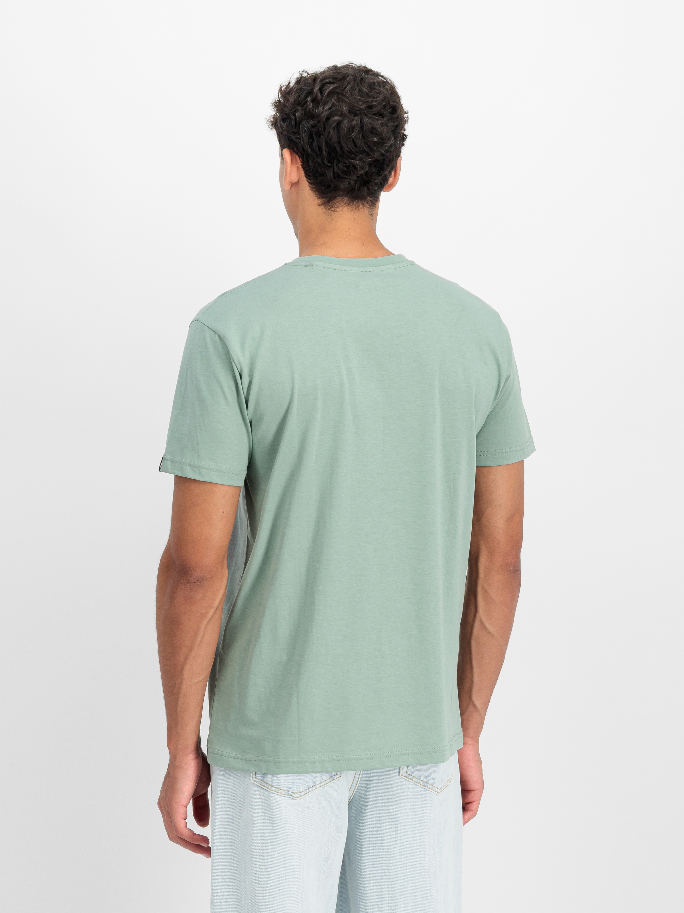 Alpha Industries Rundhalsshirt »Basic T ML« Baumwolle, regular fit